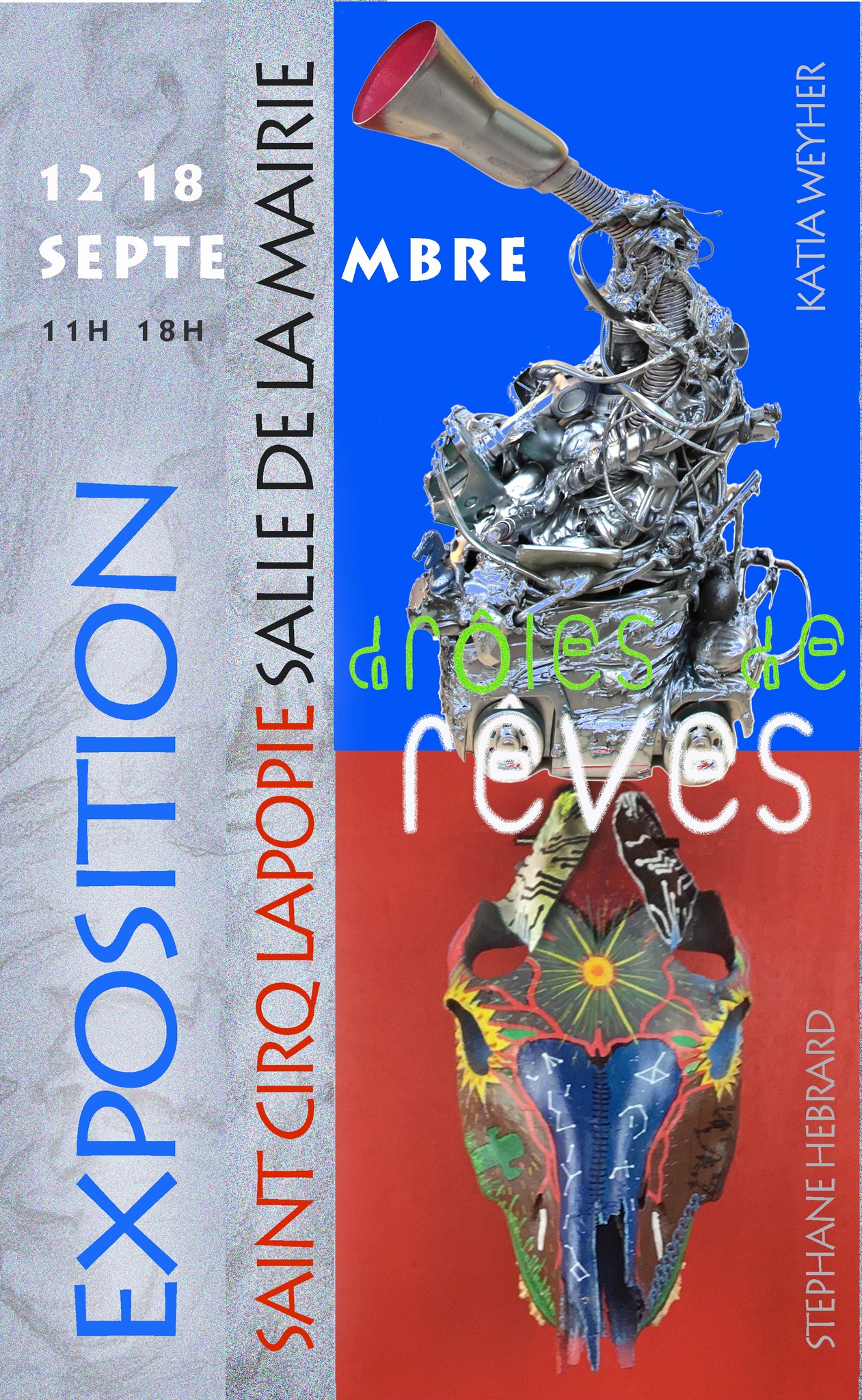 Exposition à la salle de la mairie : "Drôles de rêves"