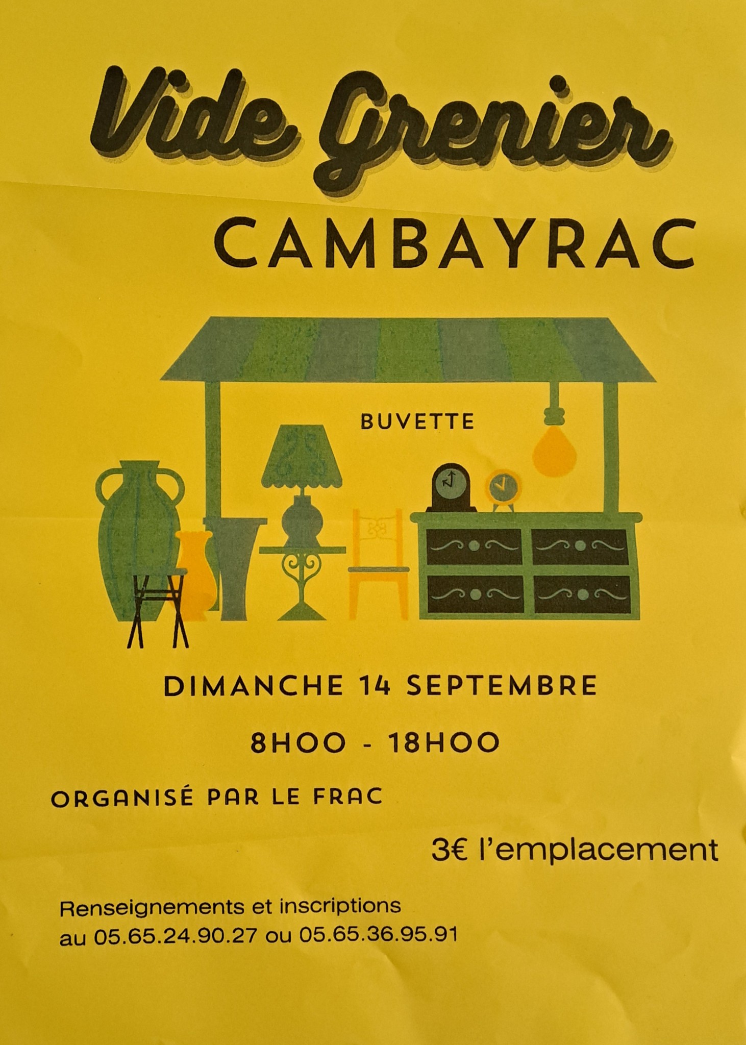 Vide-greniers de l'automne à Cambayrac