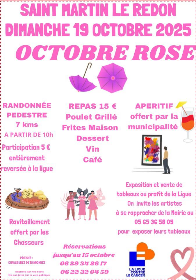 Rando octobre rose