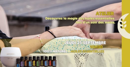 Atelier huiles essentielles chez Oh My Beer