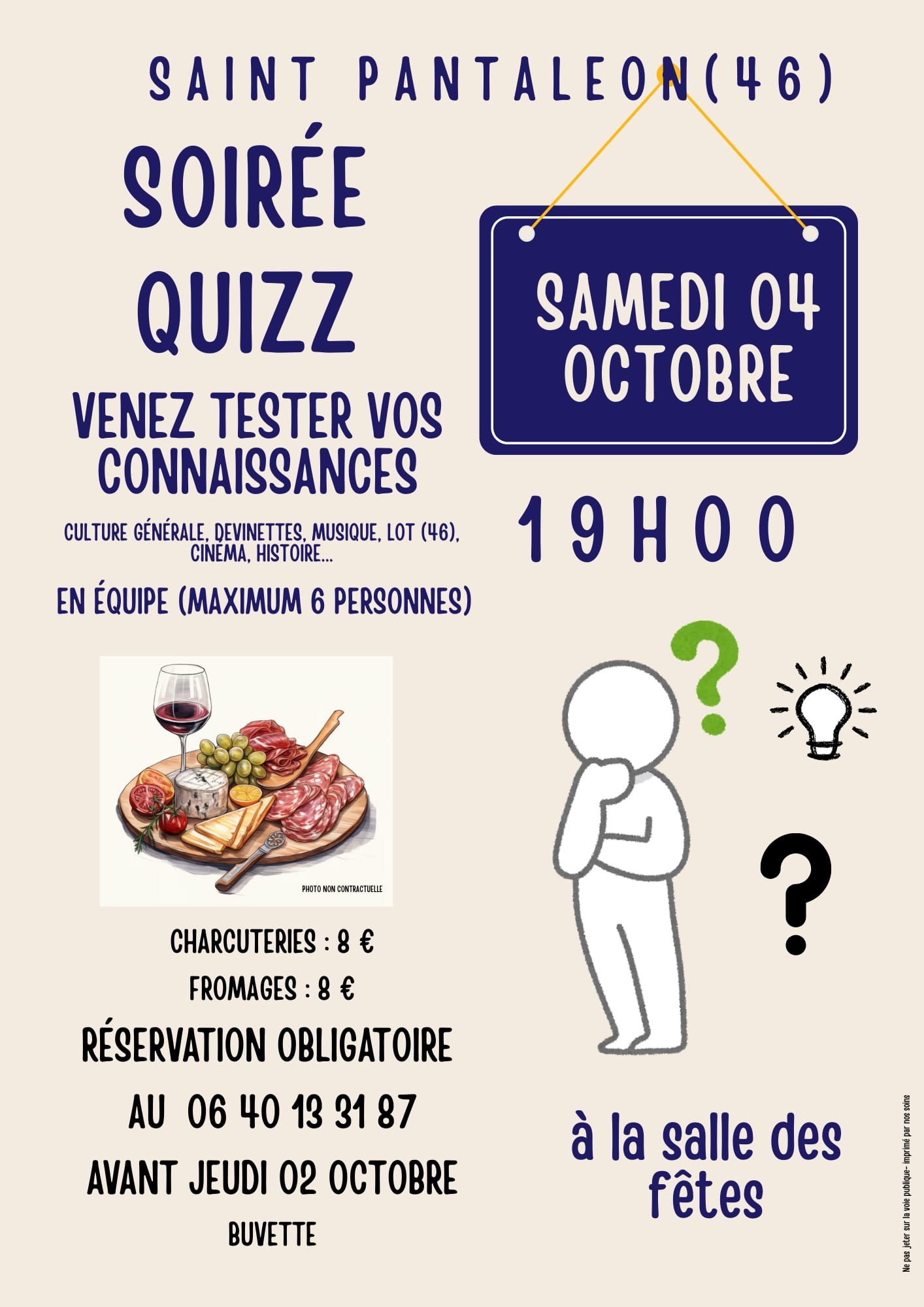Soirée quizz à Saint-Pantaléon