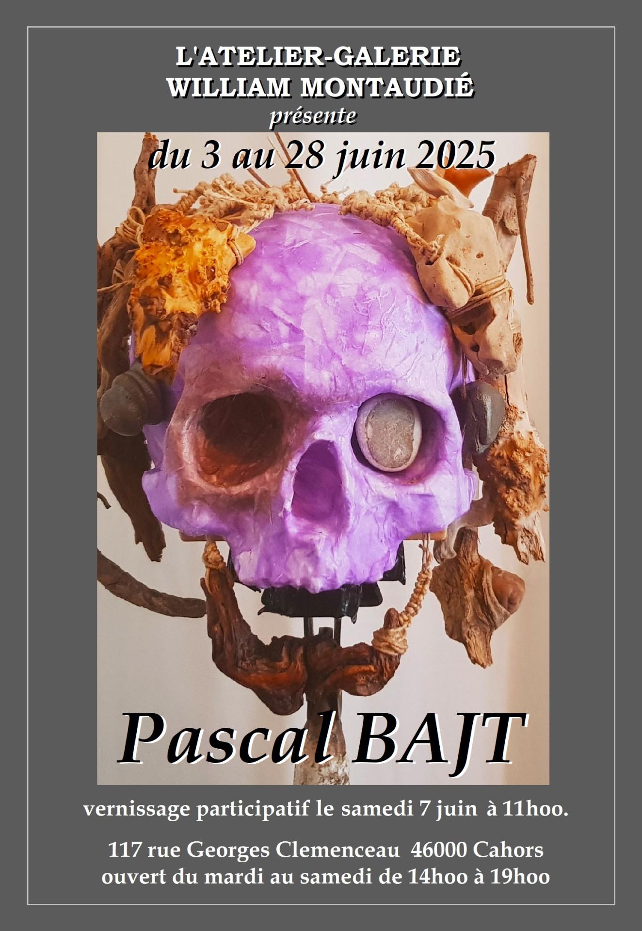 Exposition à l'atelier-galerie William Montaudié: Pascal Bajt