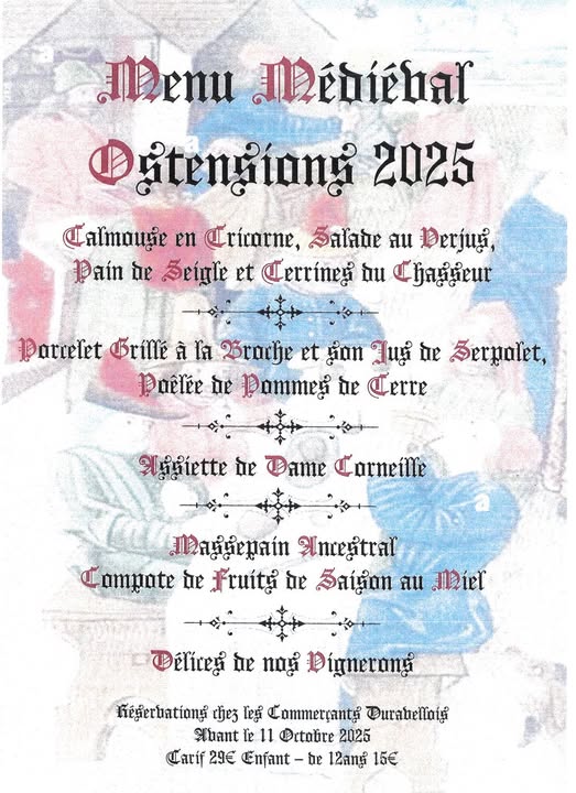 Repas médiéval des Ostensions 2025
