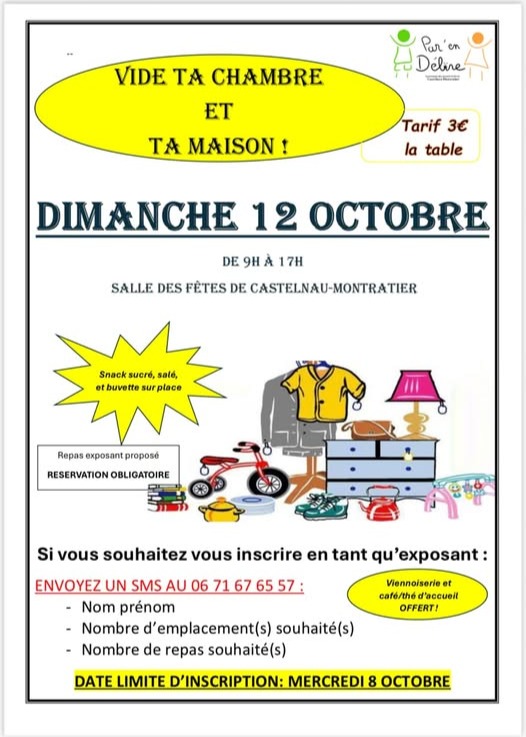 Vide ta chambre et ta maison à Castelnau-Montratier