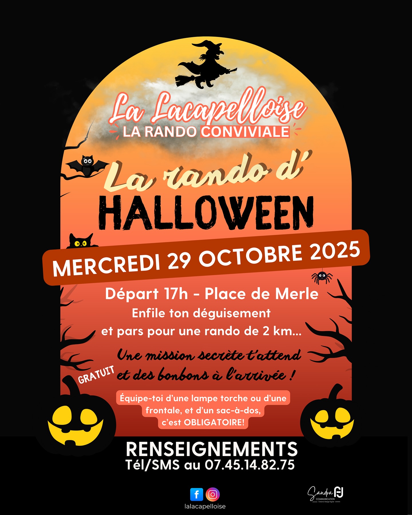 La rando d'Halloween à Lacapelle (Cahors)