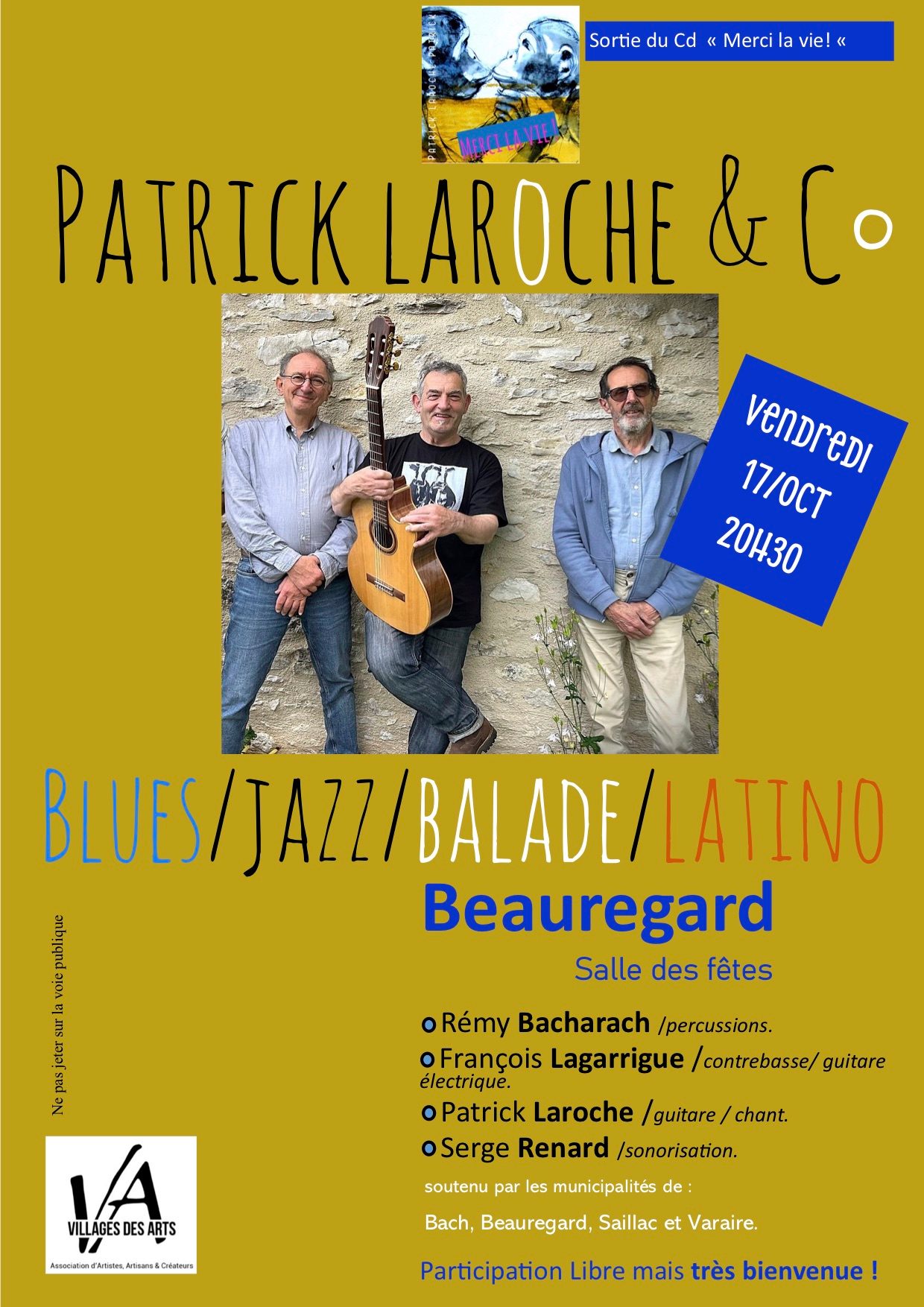 Concert de Patrick Laroche & Co
