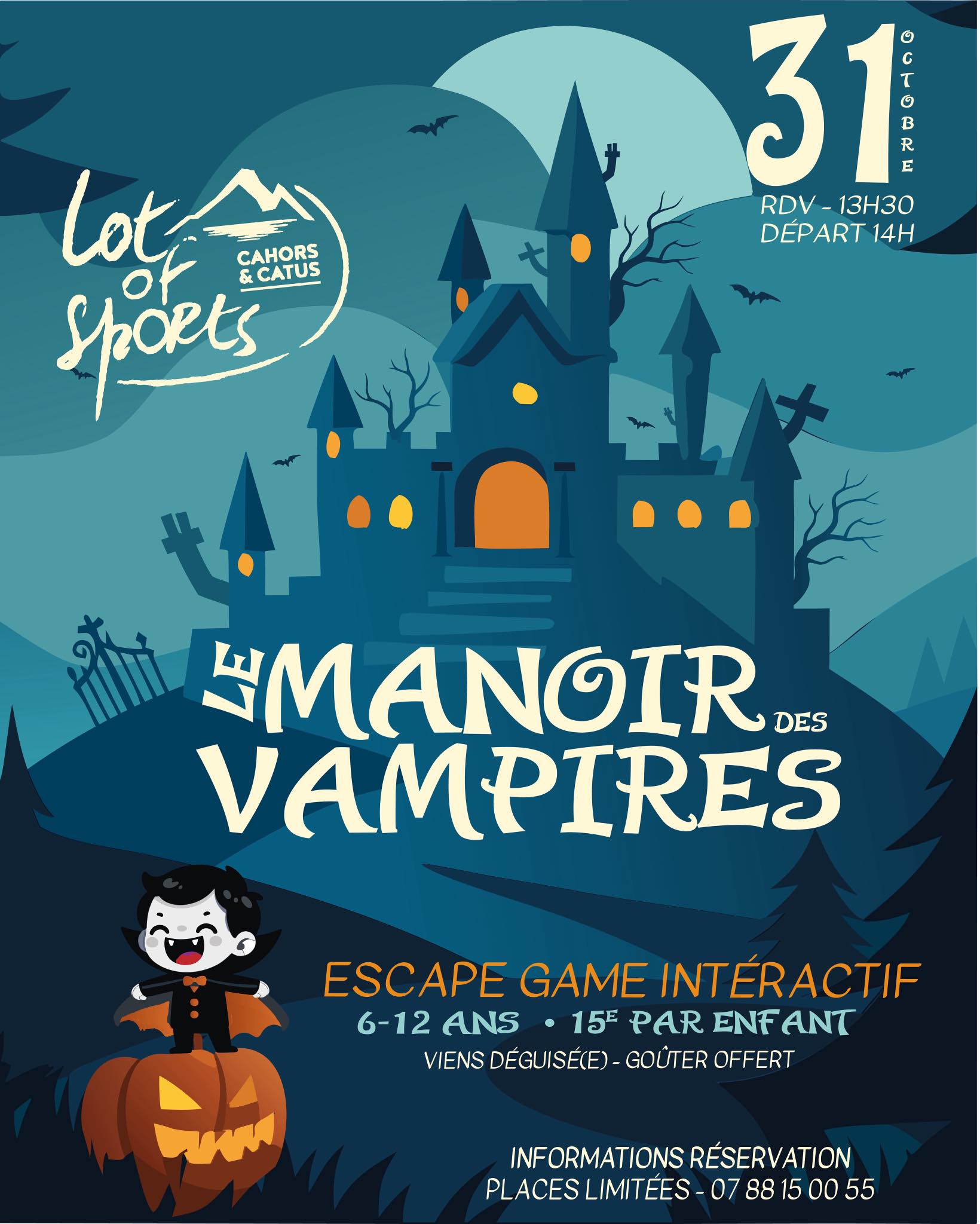 Le Manoir des vampires : Escape game interactif