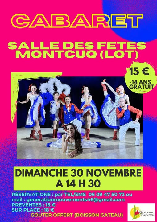 Après-midi Cabaret à Montcuq