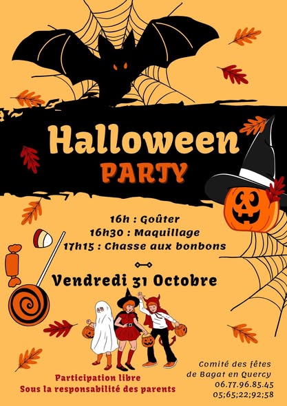 Halloween Party à Bagat-en-Quercy