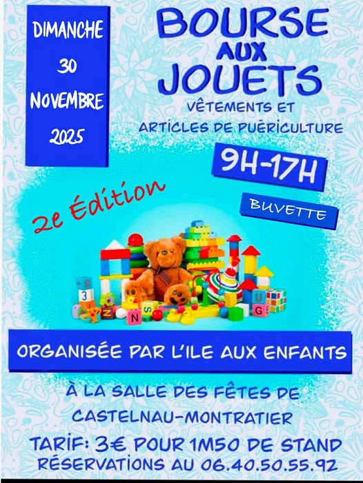 Bourse aux jouets à Castelnau-Montratier