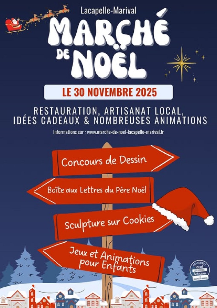 Marché de Noël à Lacapelle-Marival