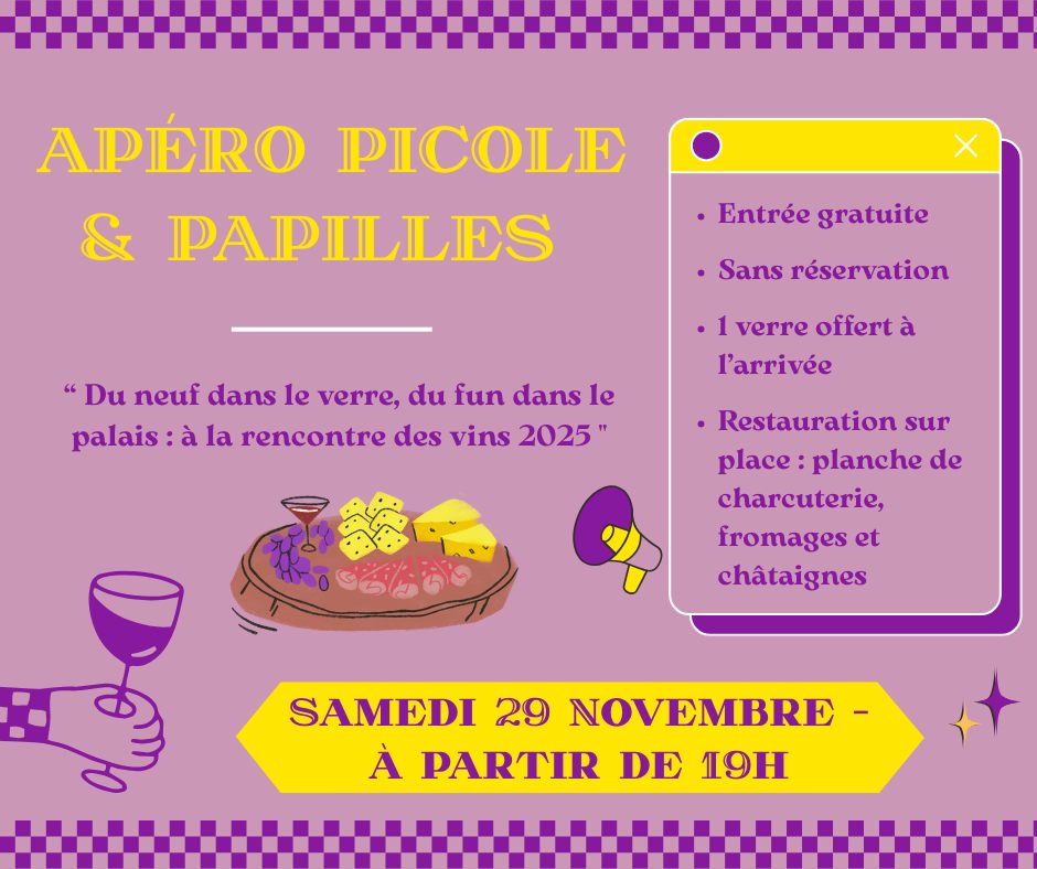 Apéro Picole & Papilles au Domaine de Cauquelle