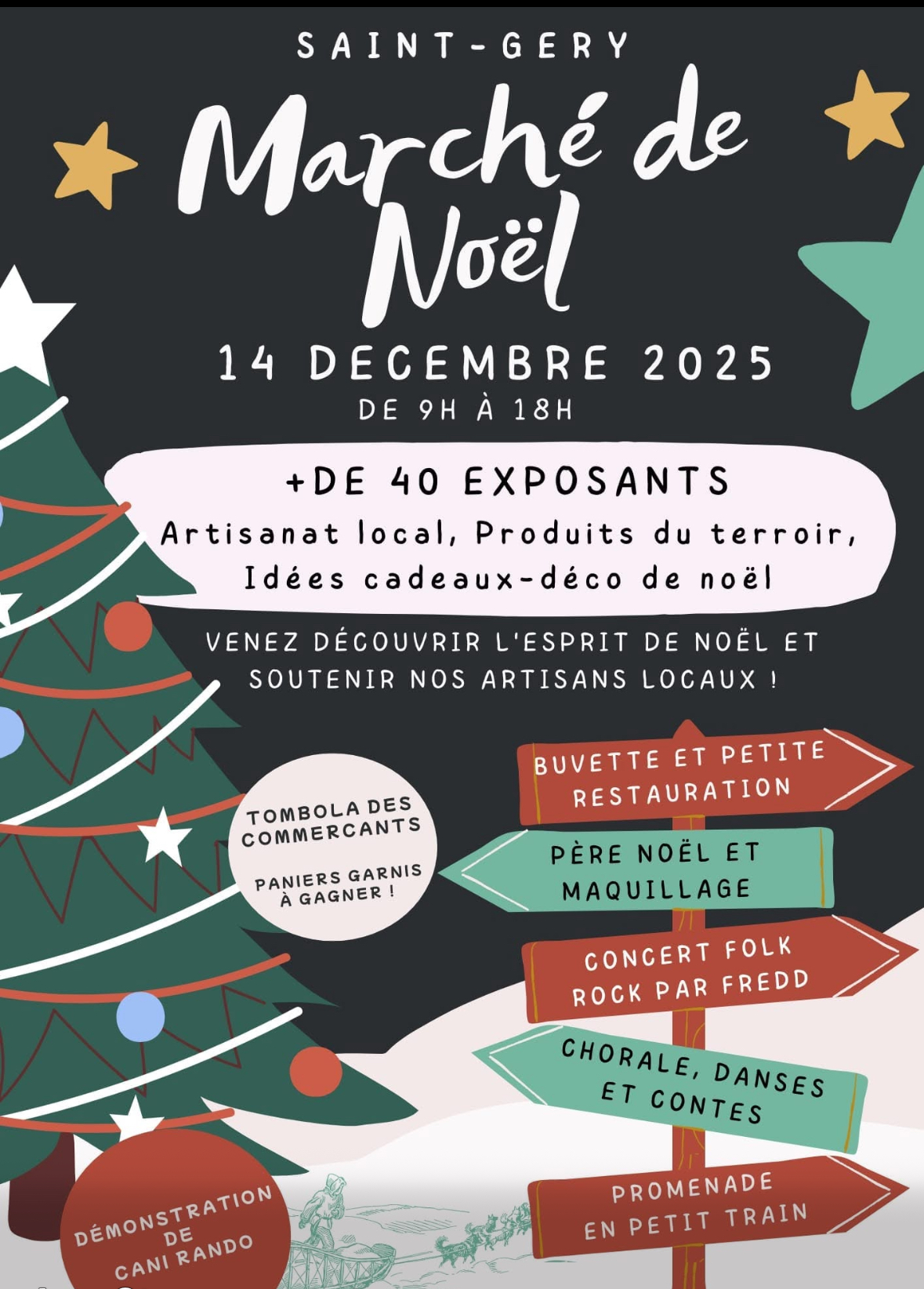 Marché de Noël à Saint-Géry