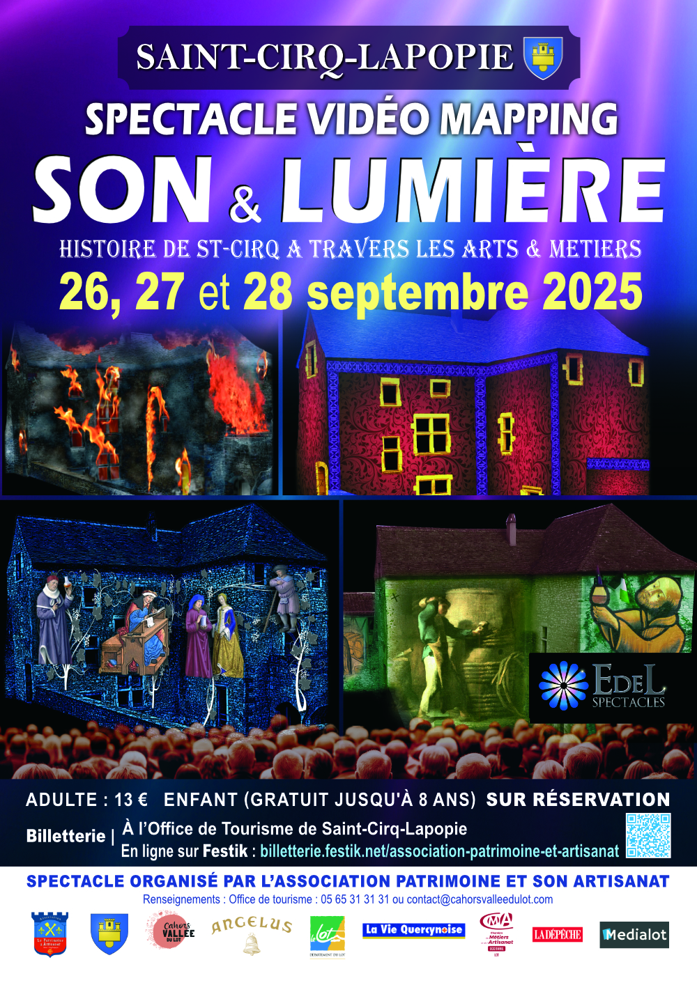 Spectacle son et lumière, Saint-Cirq-Lapopie - photo 2