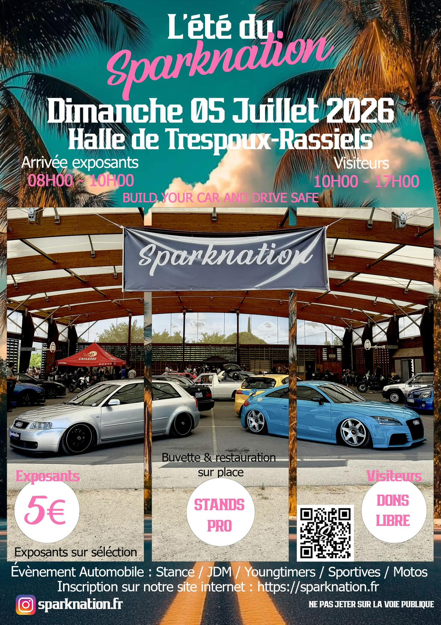 Rassemblement automobile par Sparknation — visuel événement