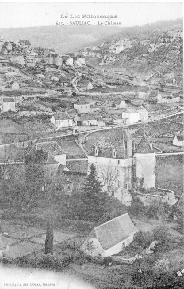 Le vieux Sauliac et le Château de Géniès