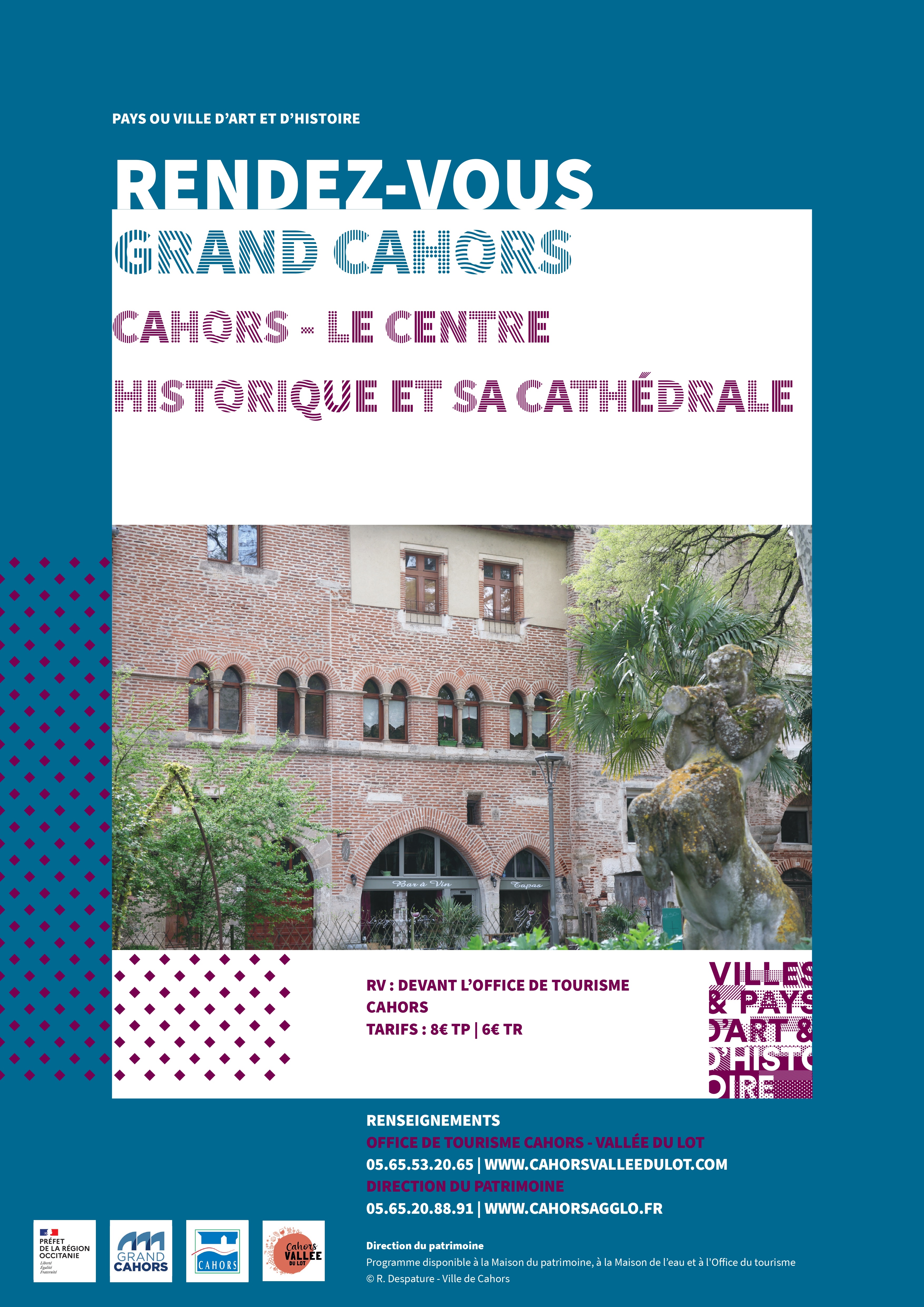 Visite guidée : Cahors, le centre historique et la Cathédrale