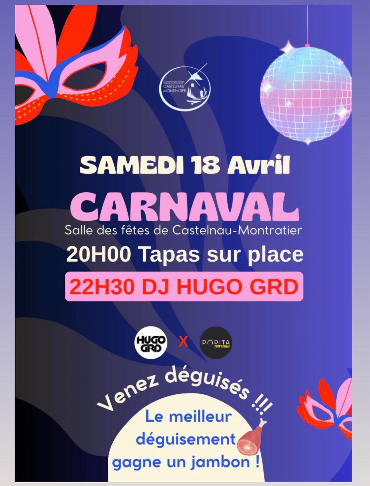 Carnaval à Castelnau-Montratier — visuel événement
