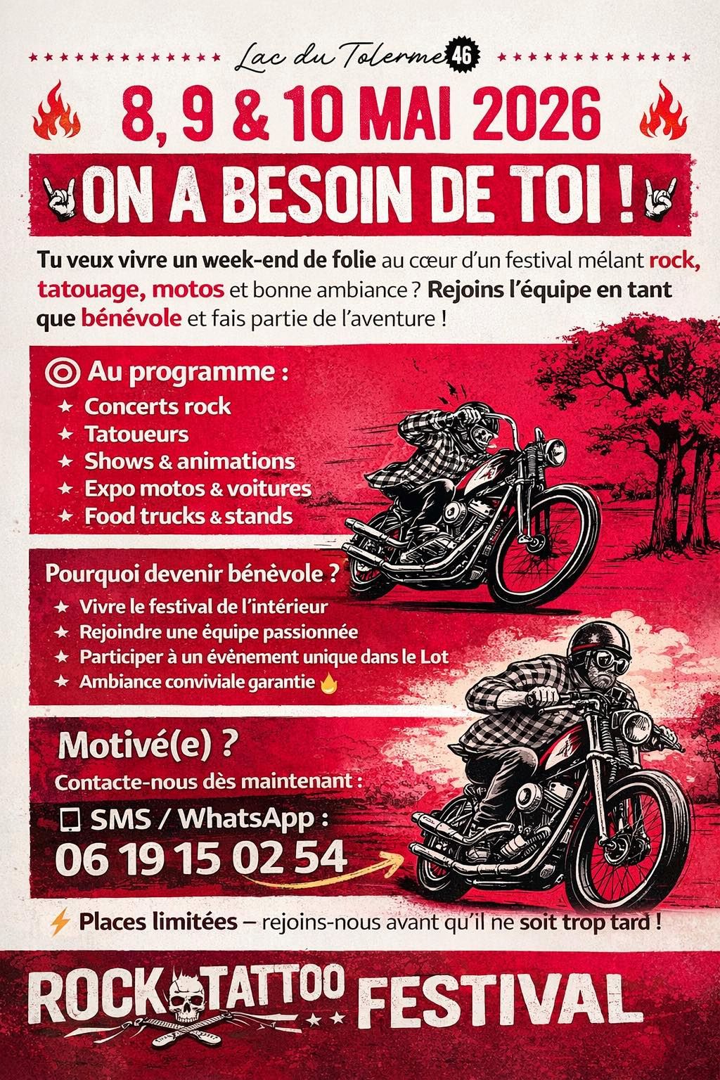 Festival de Rock Tattoo au lac du Tolerme, Sénaillac-Latronquière
