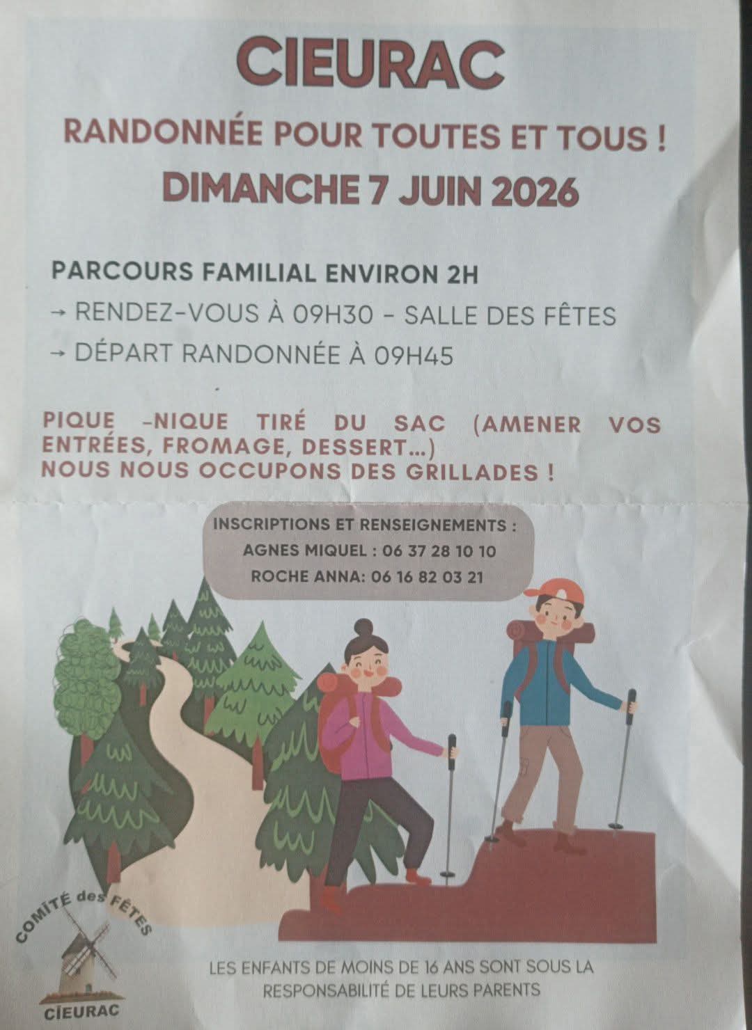 Randonnée pour toutes et tous — visuel événement