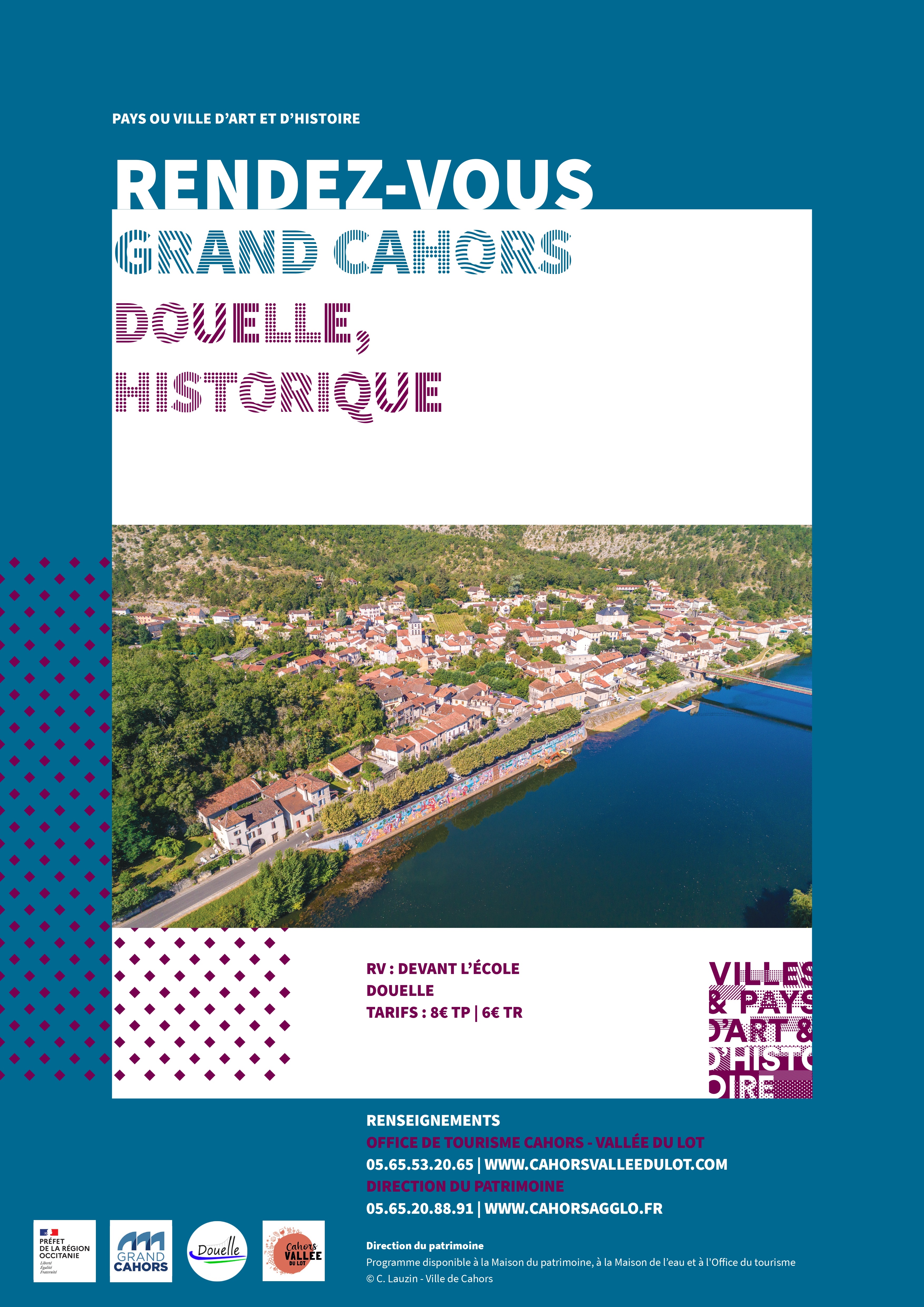 Visite guidée : Le village de Douelle