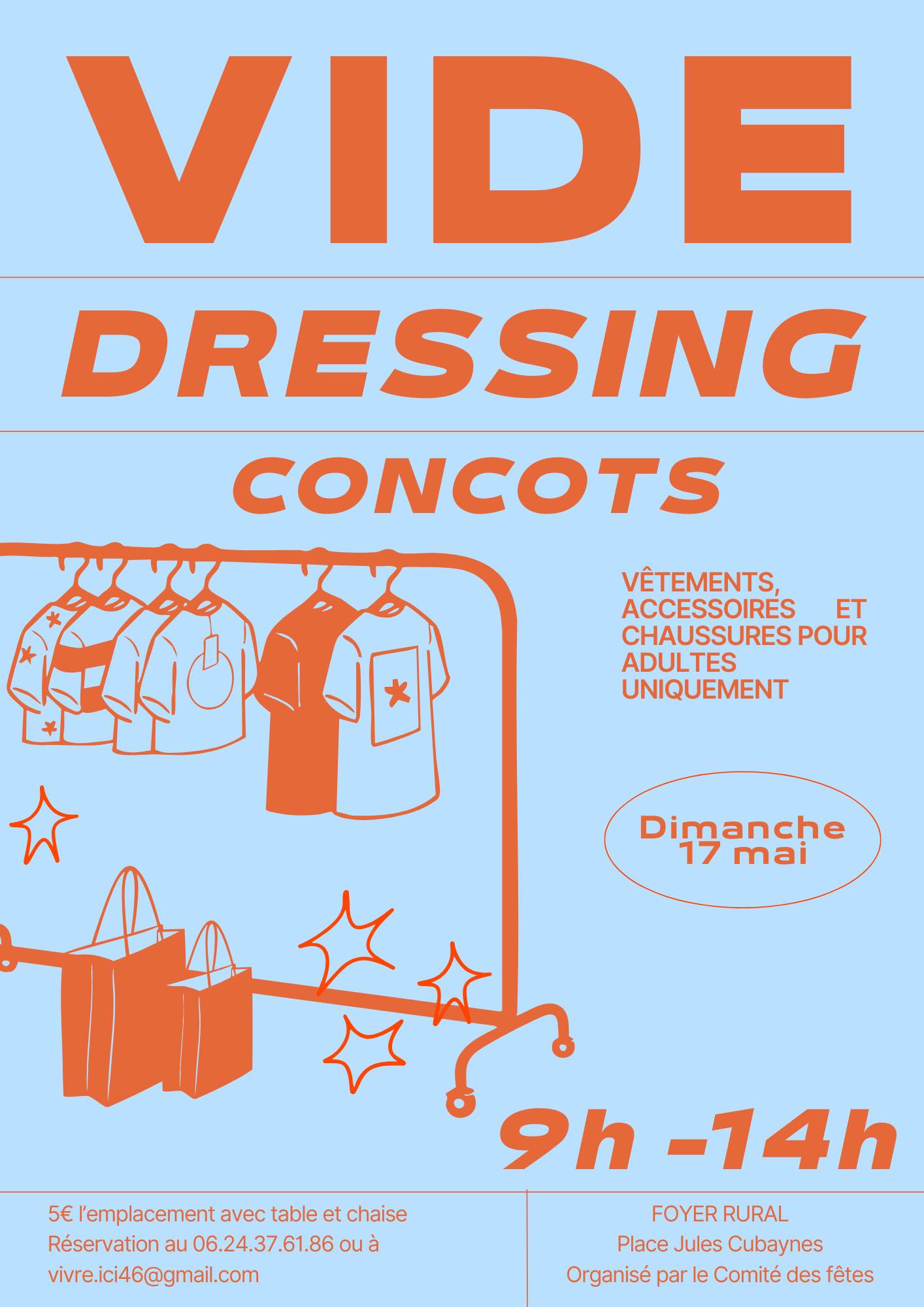 Vide-dressing à Concots — visuel événement