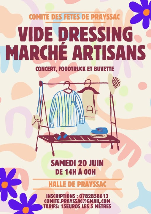 Photo de couverture - Vide-dressing et marché des artisans à Prayssac