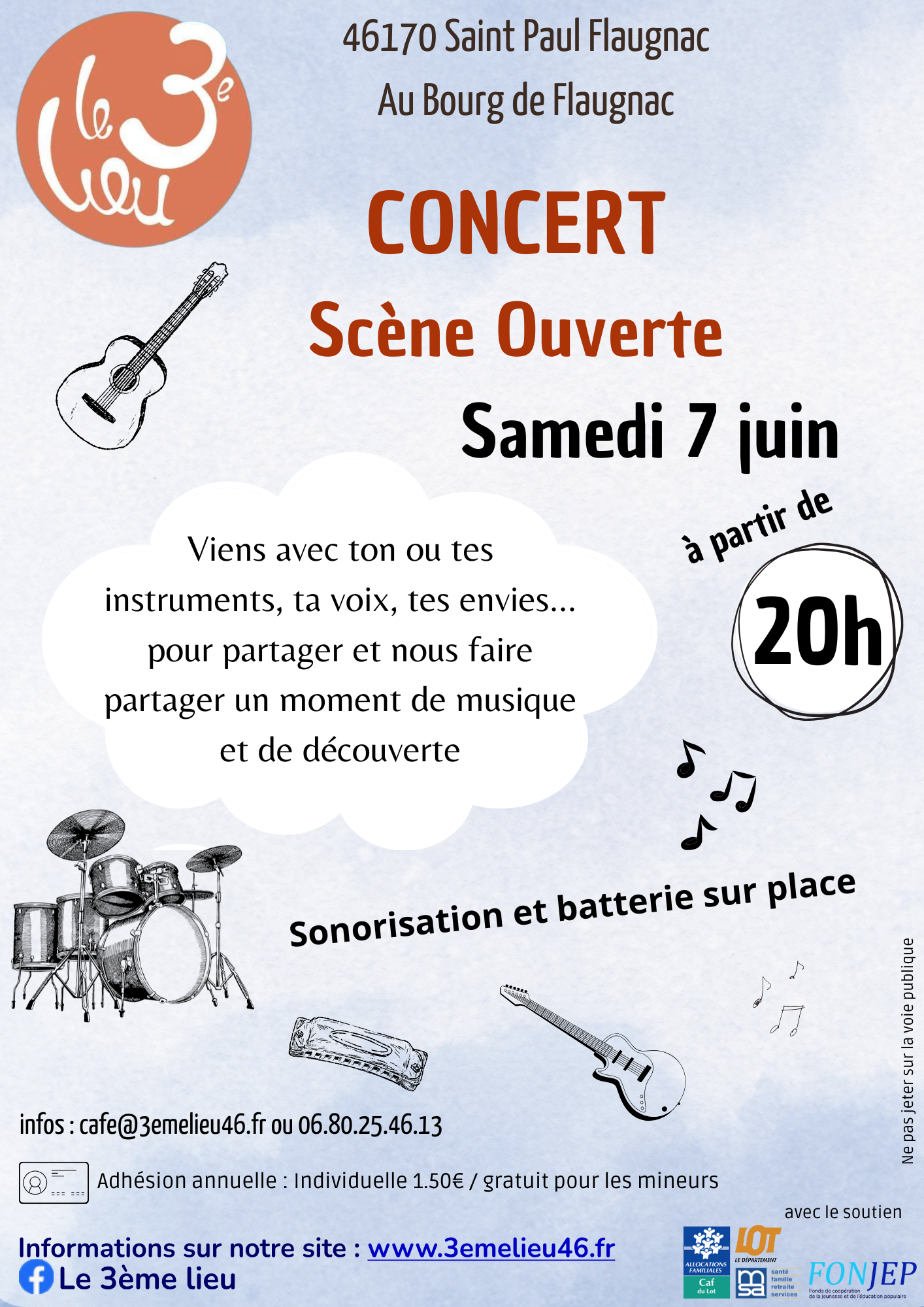 Concert Scène Ouverte au 3ème Lieu