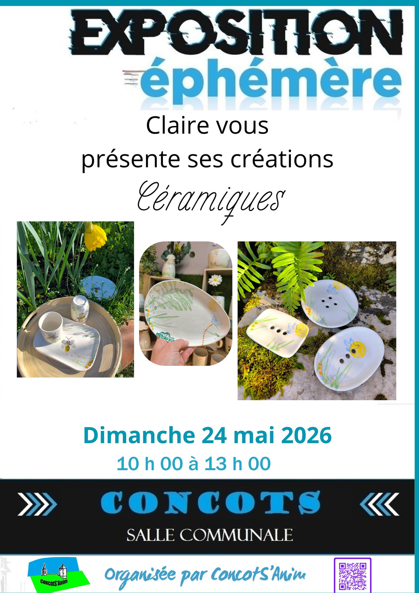 Exposition éphémère au foyer rural de Concots — visuel événement