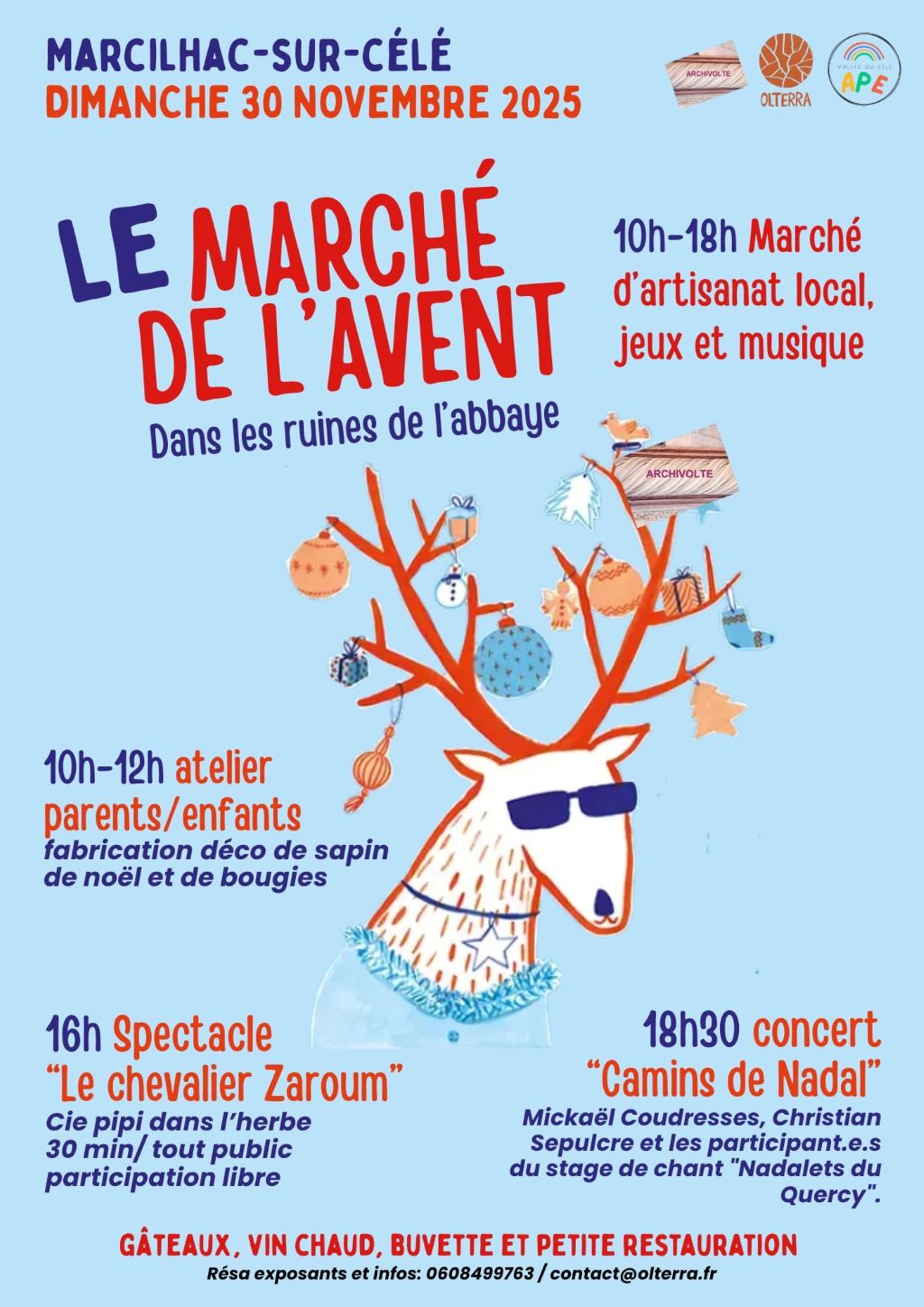 Marché de l’Avent à Marcilhac-sur-Célé