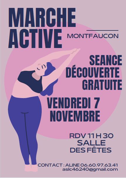 Séance découverte de Marche Active à Montfaucon