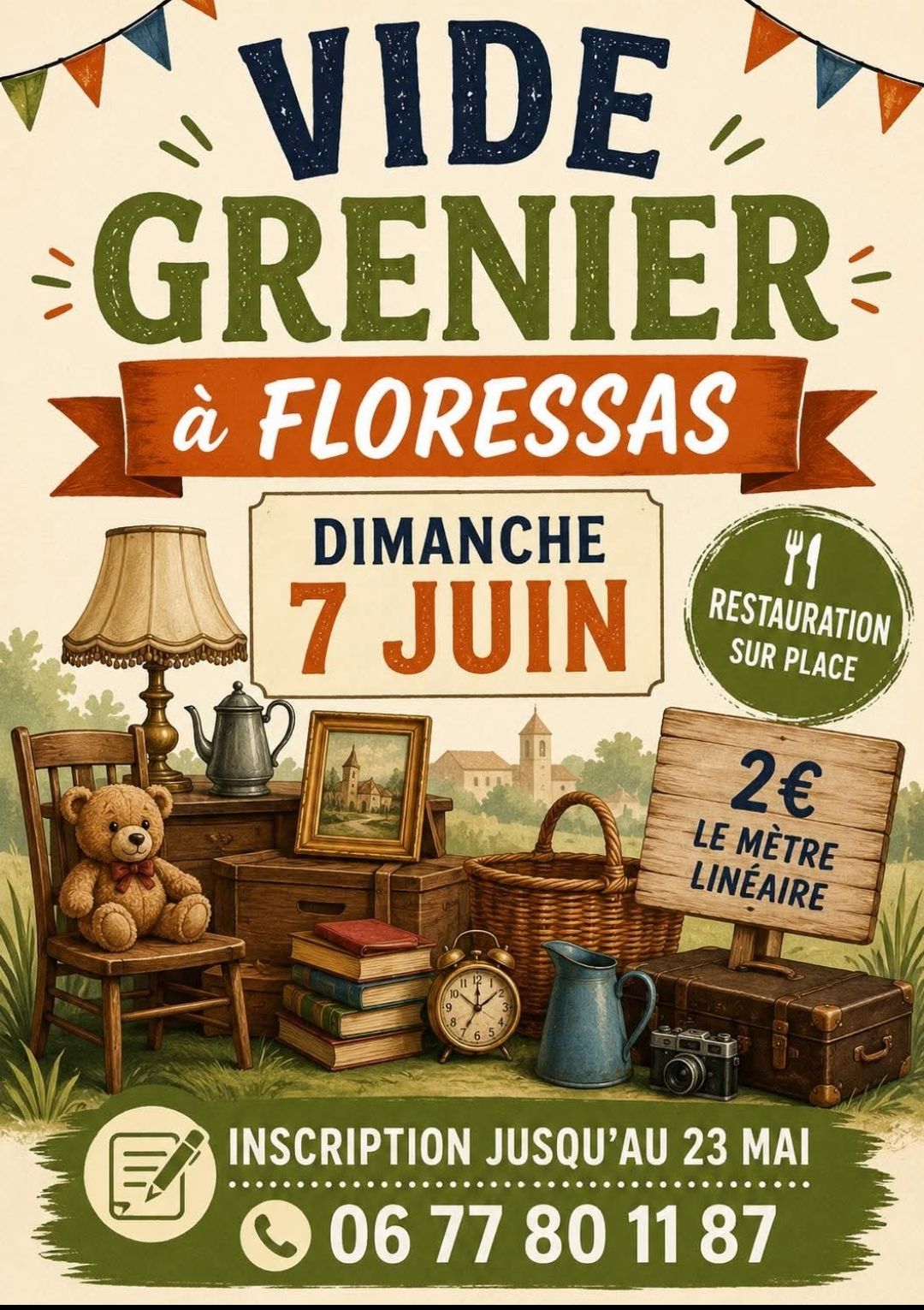 Vide-Greniers à Floressas — visuel événement