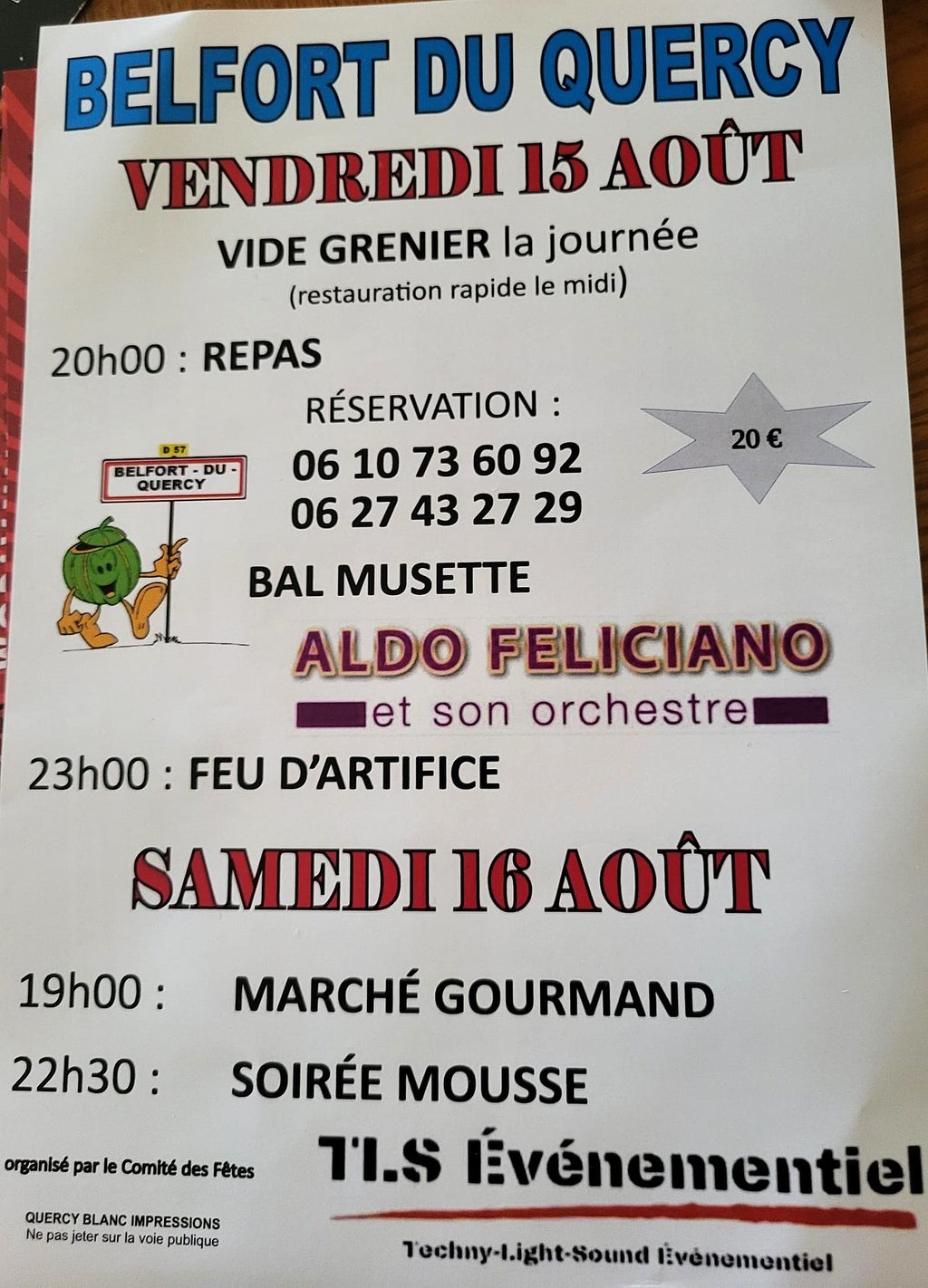Fête à Belfort du Quercy