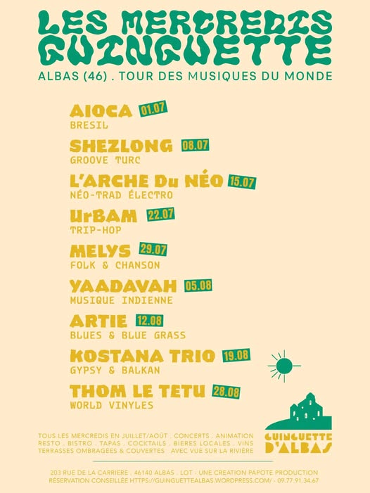 Les mercredis Guinguette
