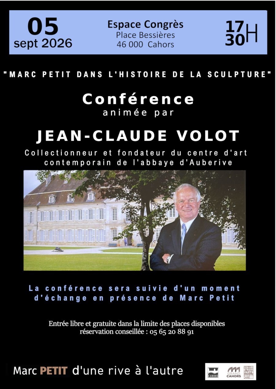 Conférence "Marc Petit dans l'histoire de la sculpture"