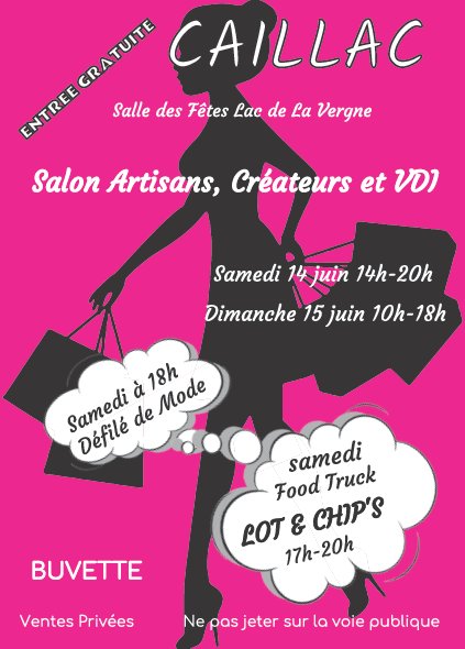 Salon de l'artisanat et vendeurs à domicile
