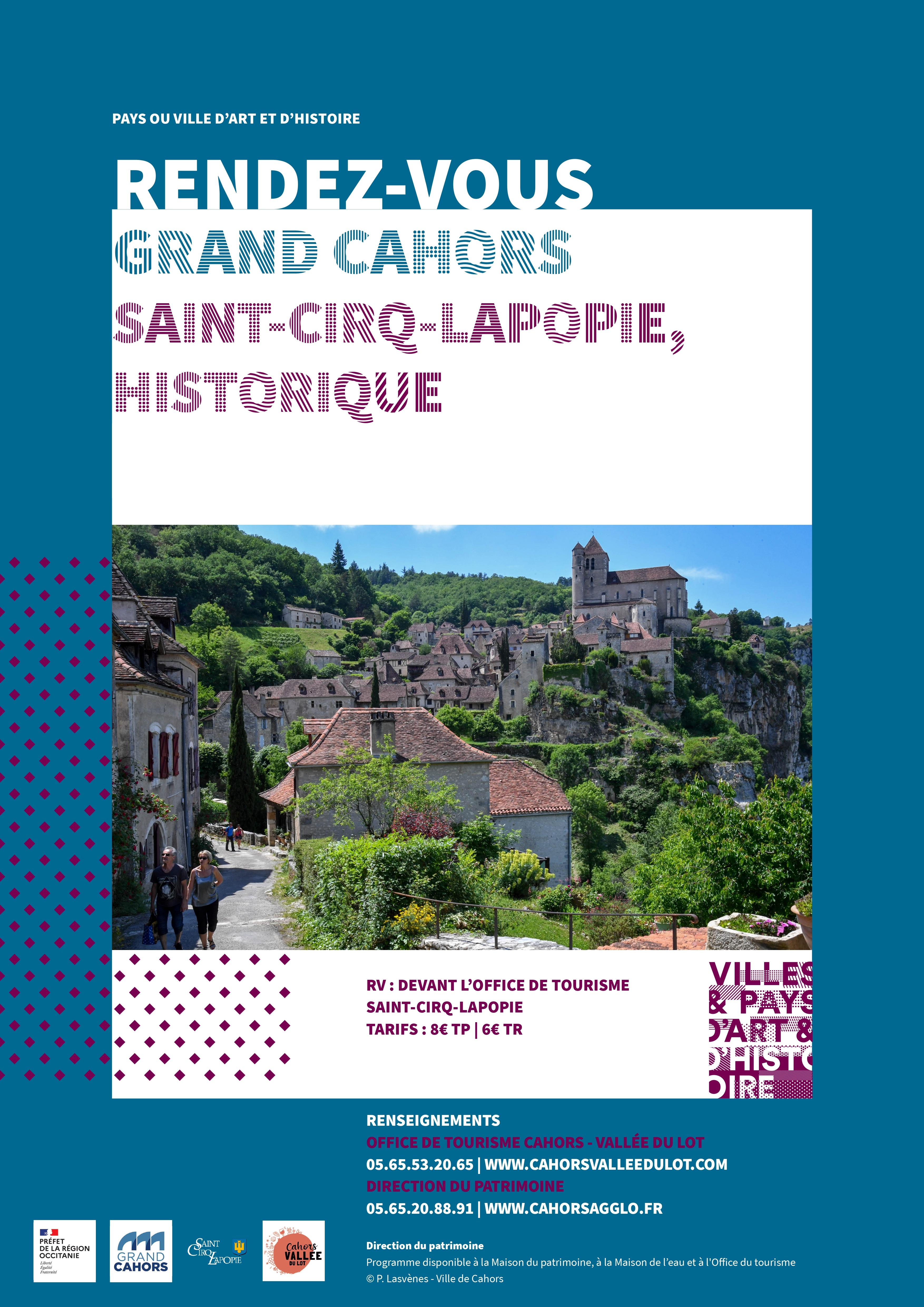 Visite guidée : Saint-Cirq Lapopie historique