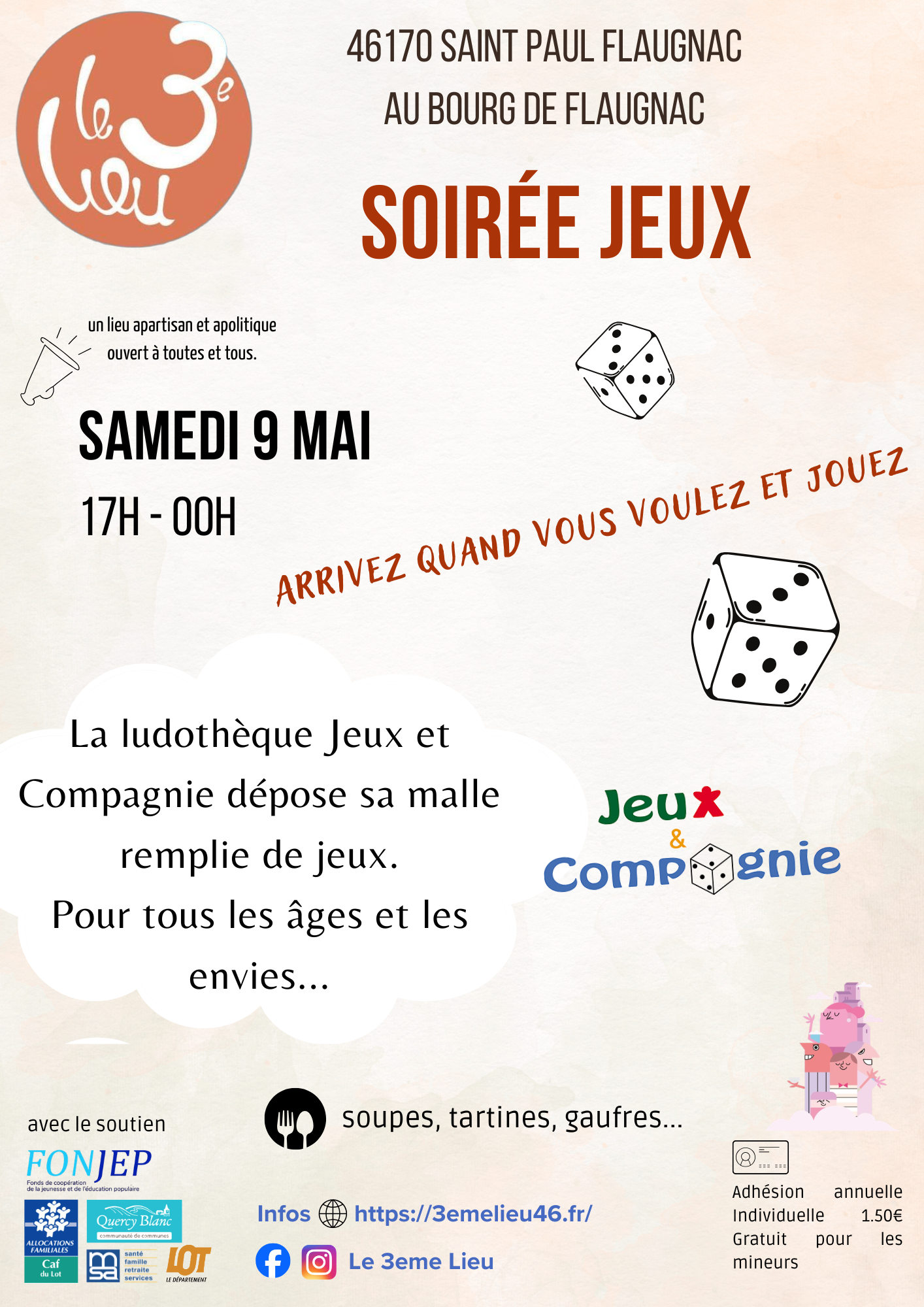 Après-midi et soirée jeux de société