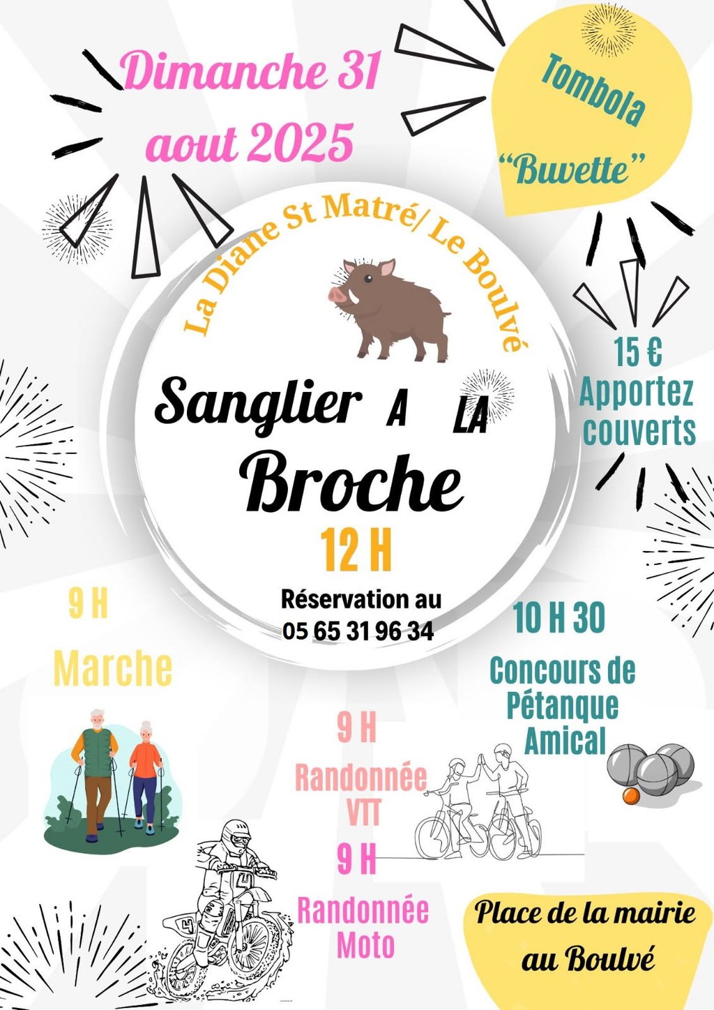 Journée festive de la Diane Le Boulvé Saint-Matré