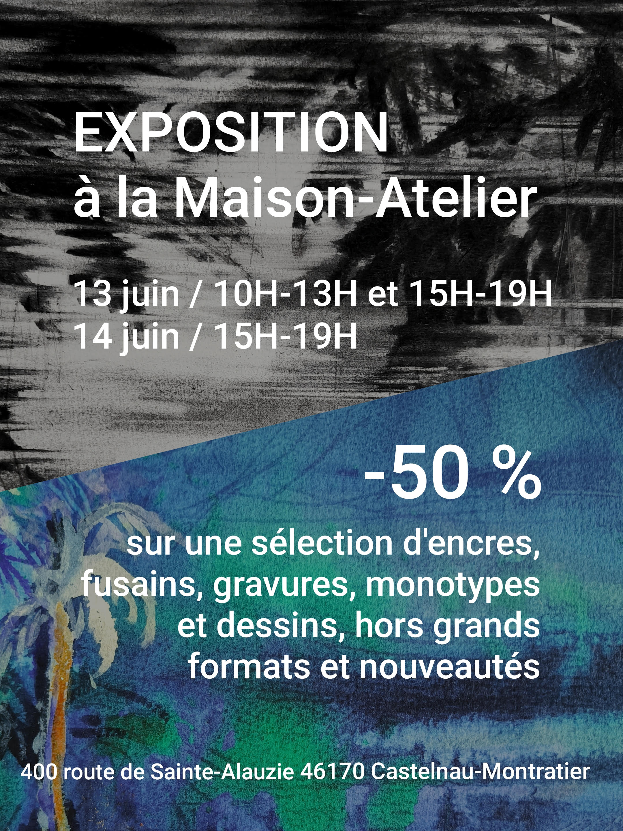 Ouverture de l'atelier de  Karine Veyres