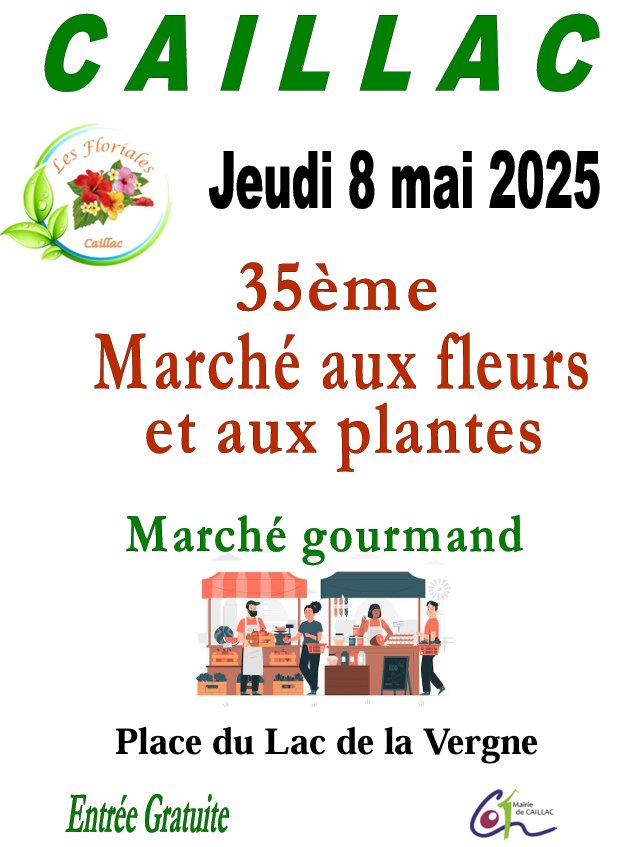 Marché aux Fleurs et aux Plantes à Caillac