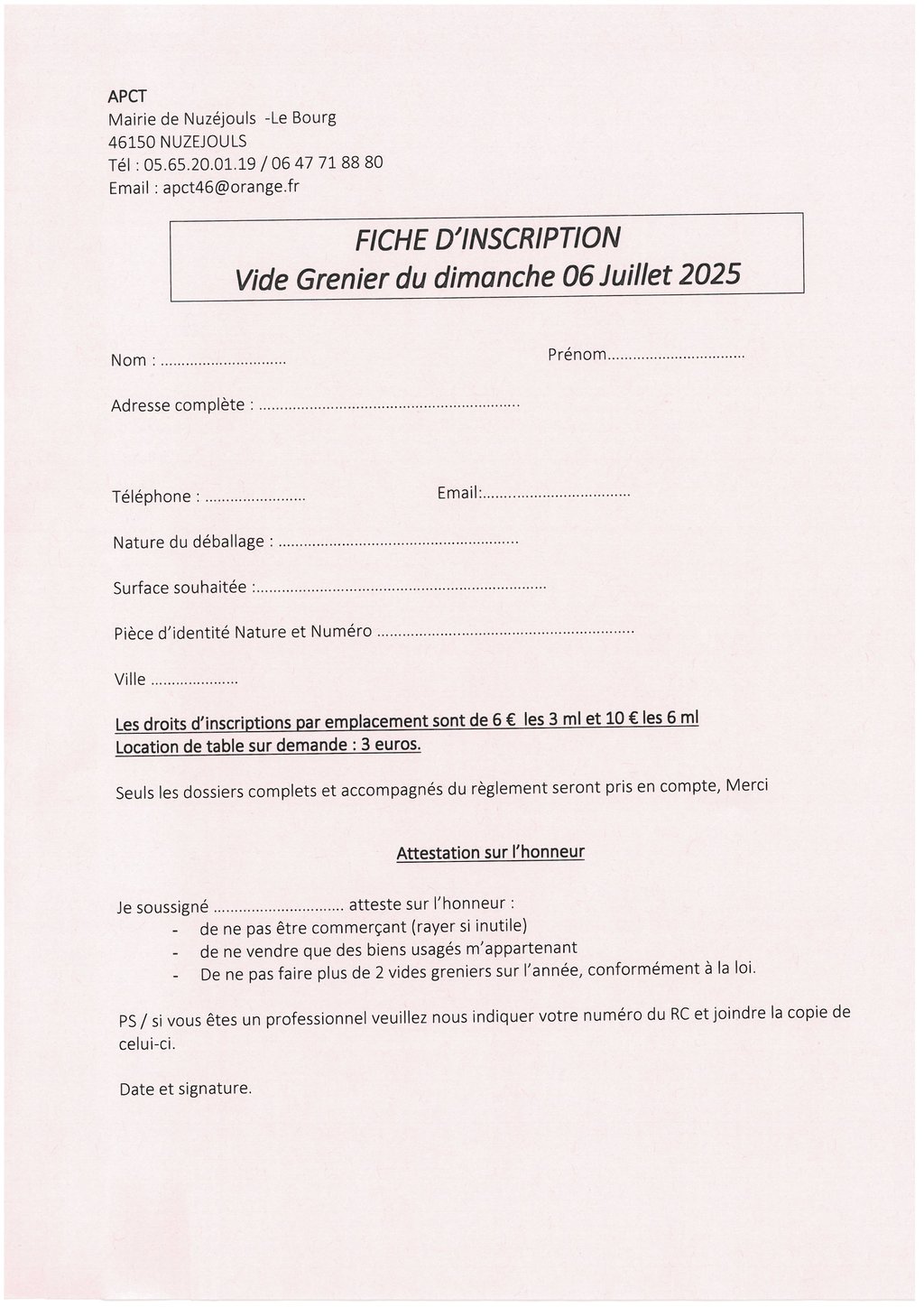 Vide-greniers à Nuzéjouls, Nuzéjouls - photo 3