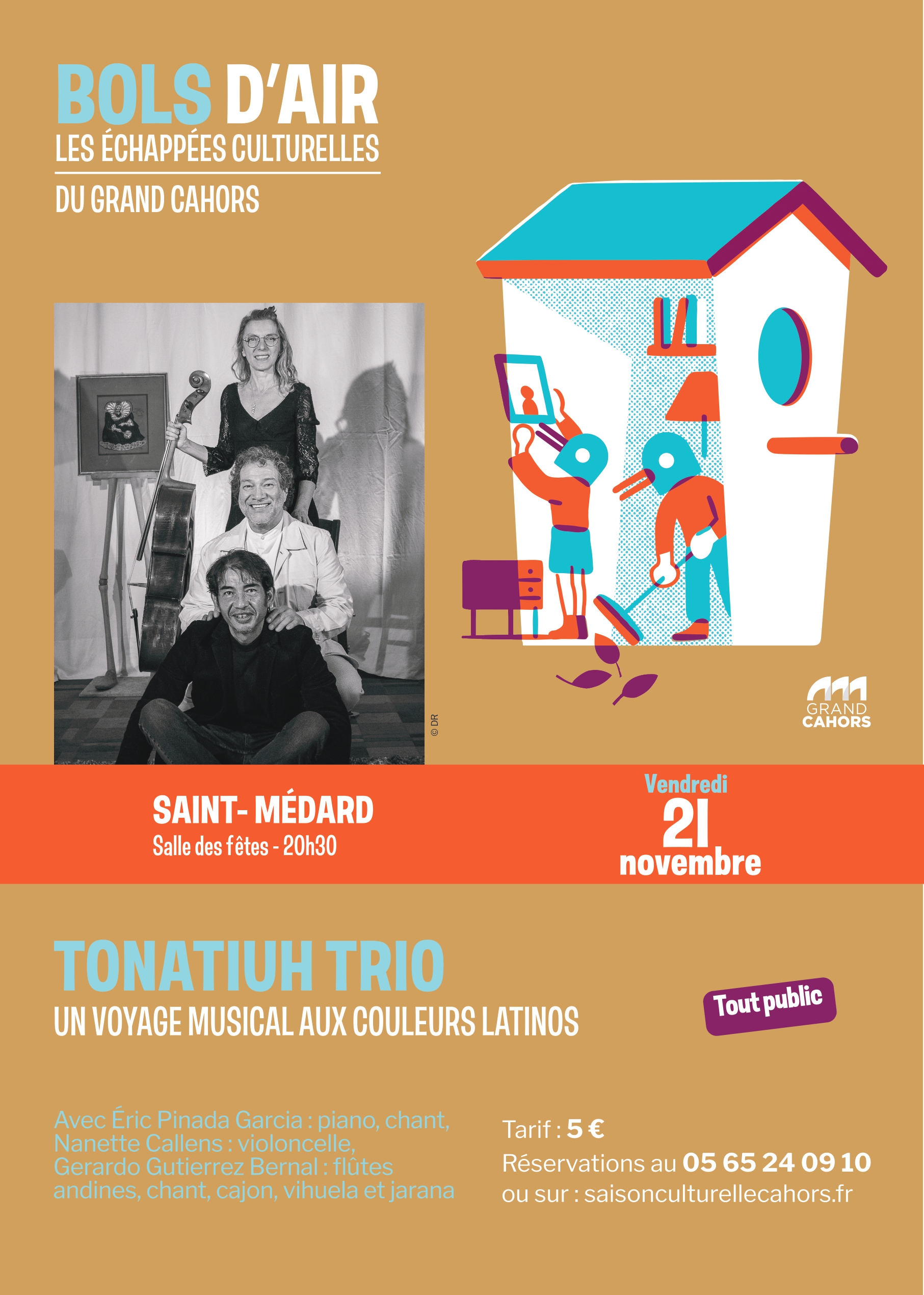 Concert : Tonatiuh trio