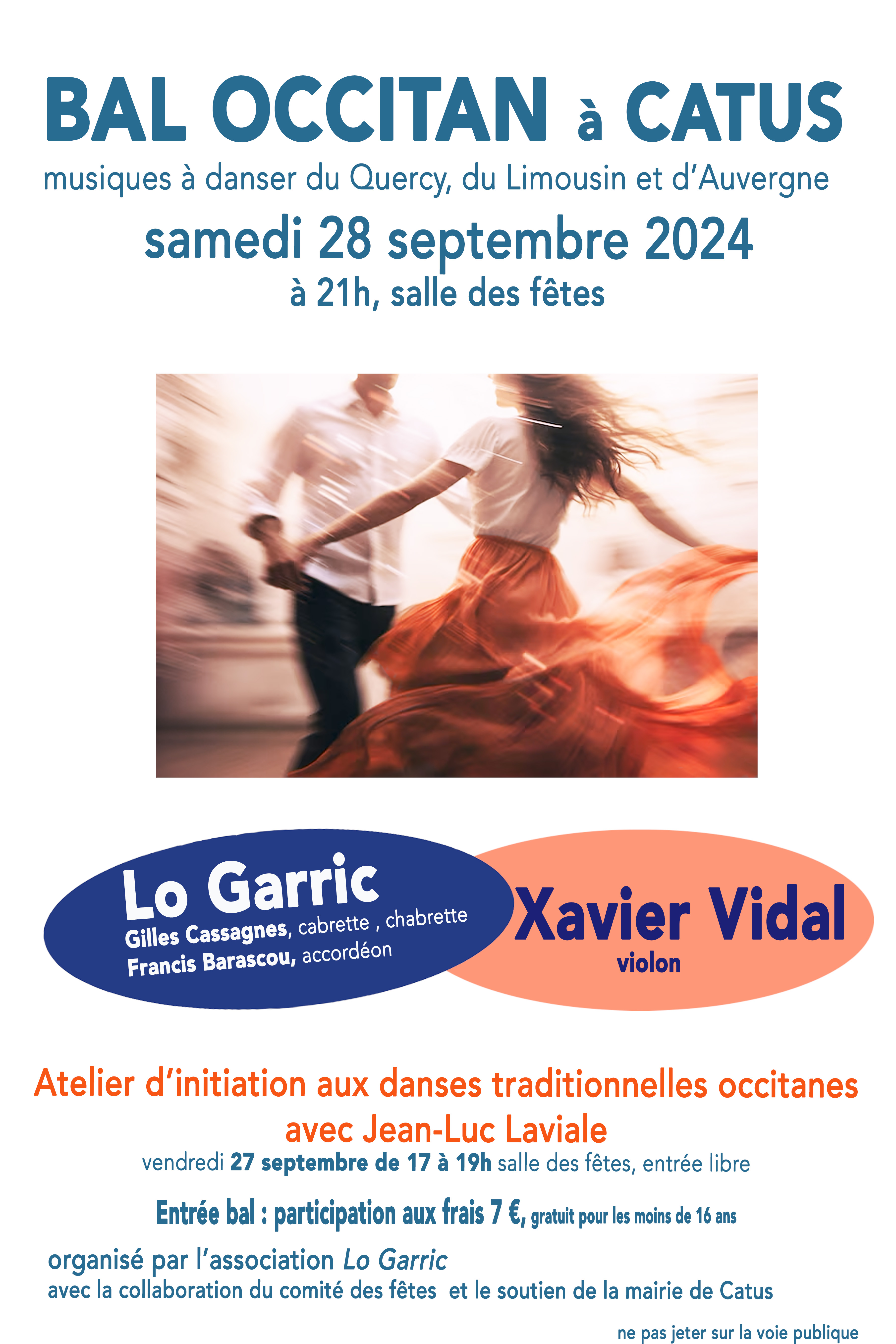 Bal trad et atelier d'initiation à Catus