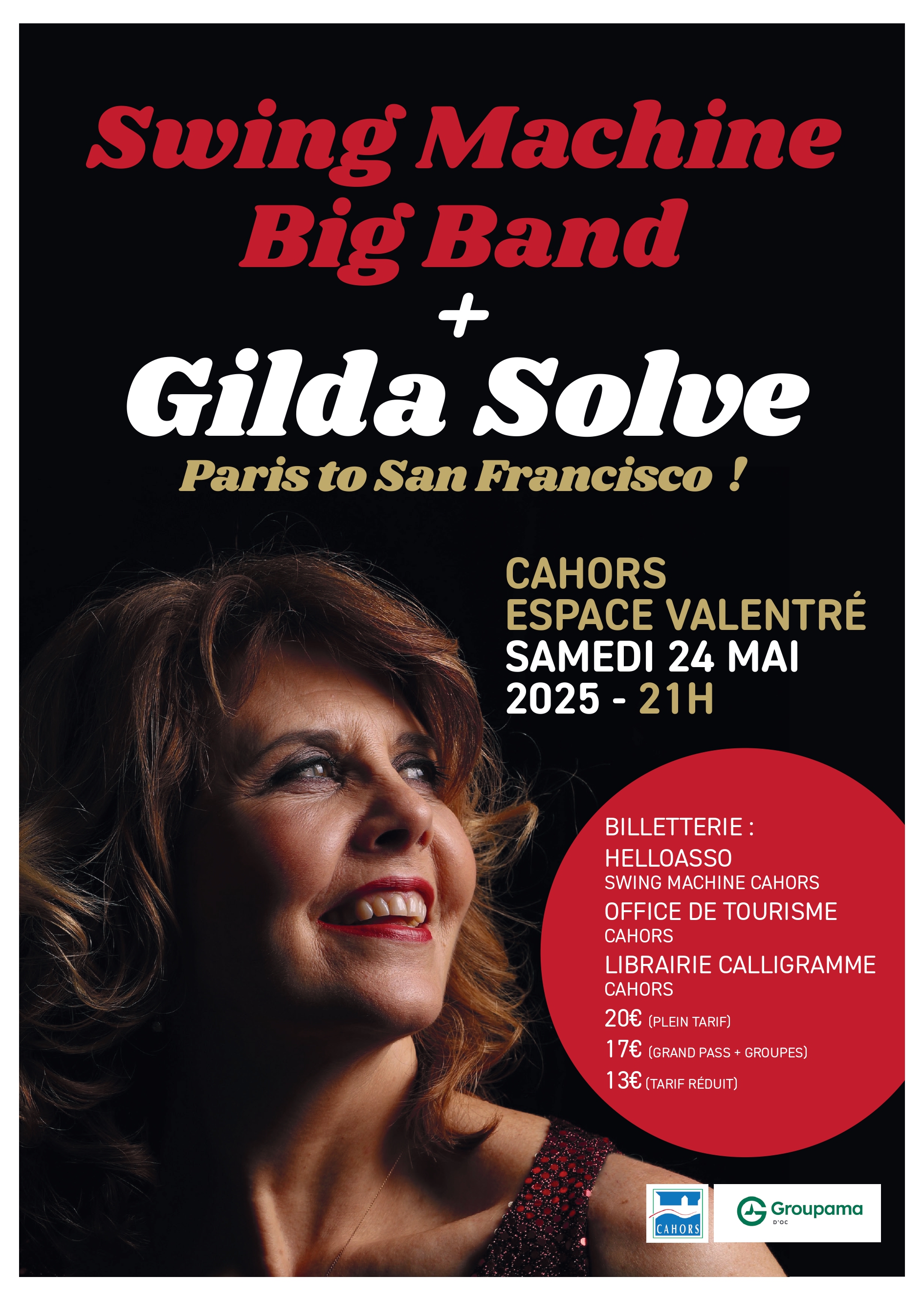 Concert Swing Machine et Gilda Solve "Paris to San Francisco!"