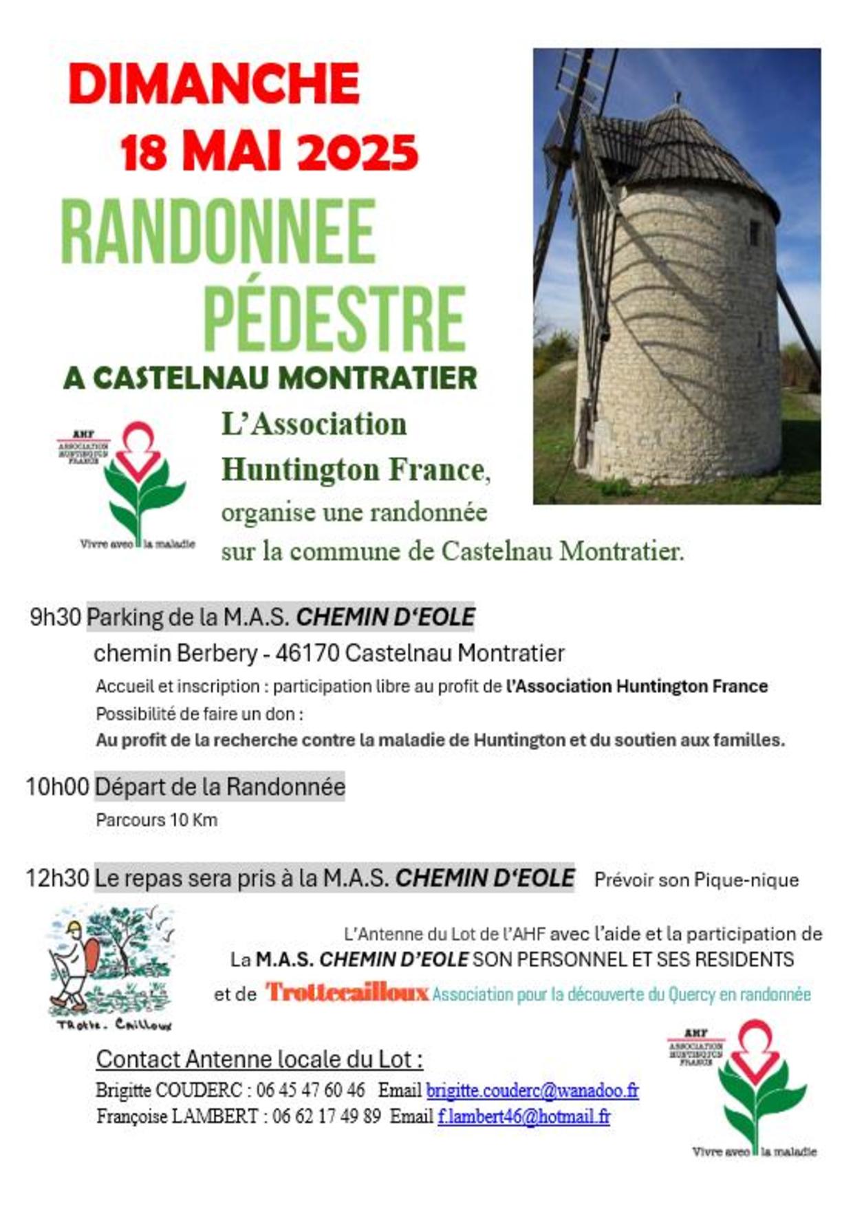 Randonnée pédestre à Castelnau-Montratier
