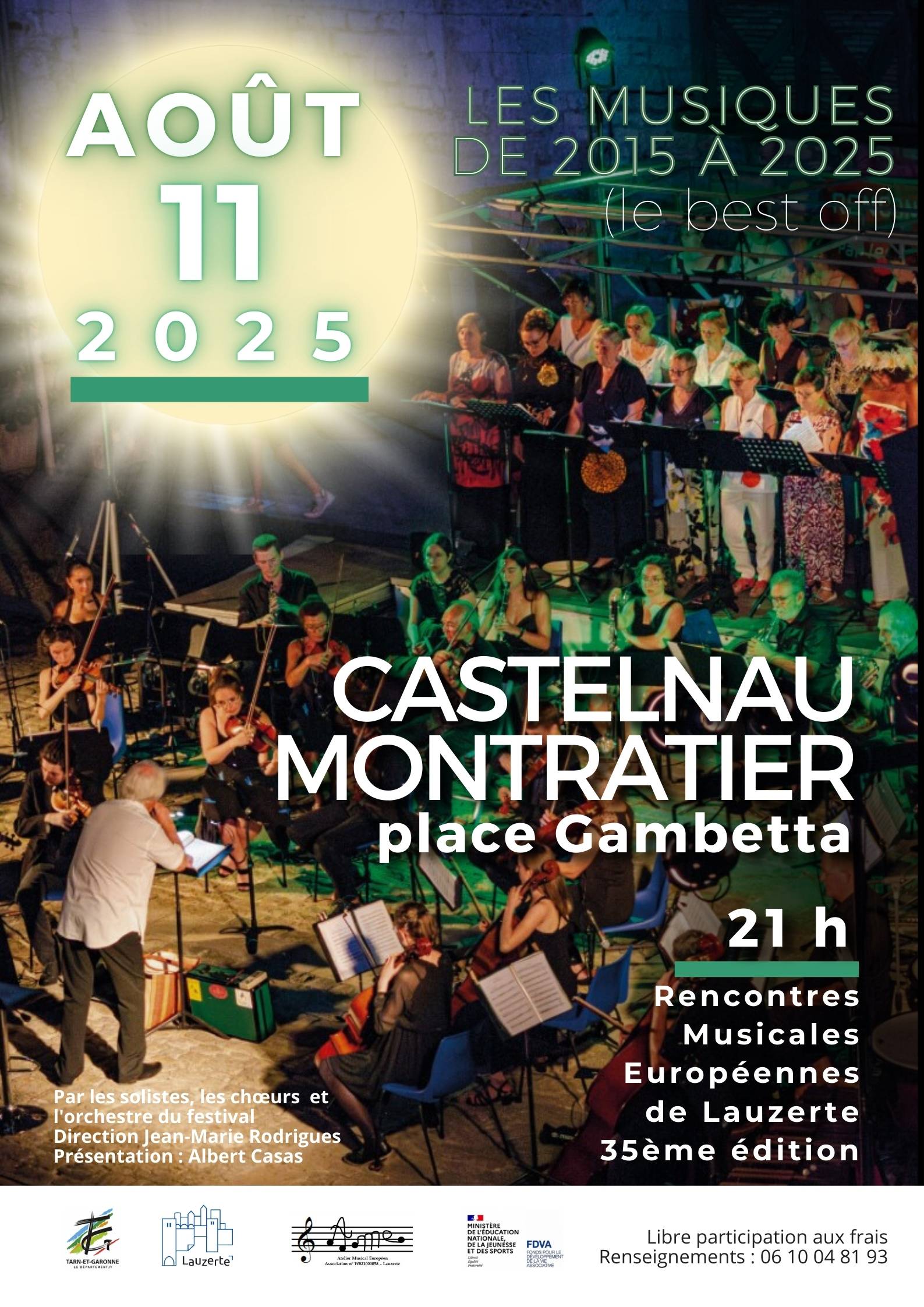Concert des Rencontres Musicales Européennes à Castelnau-Montratier