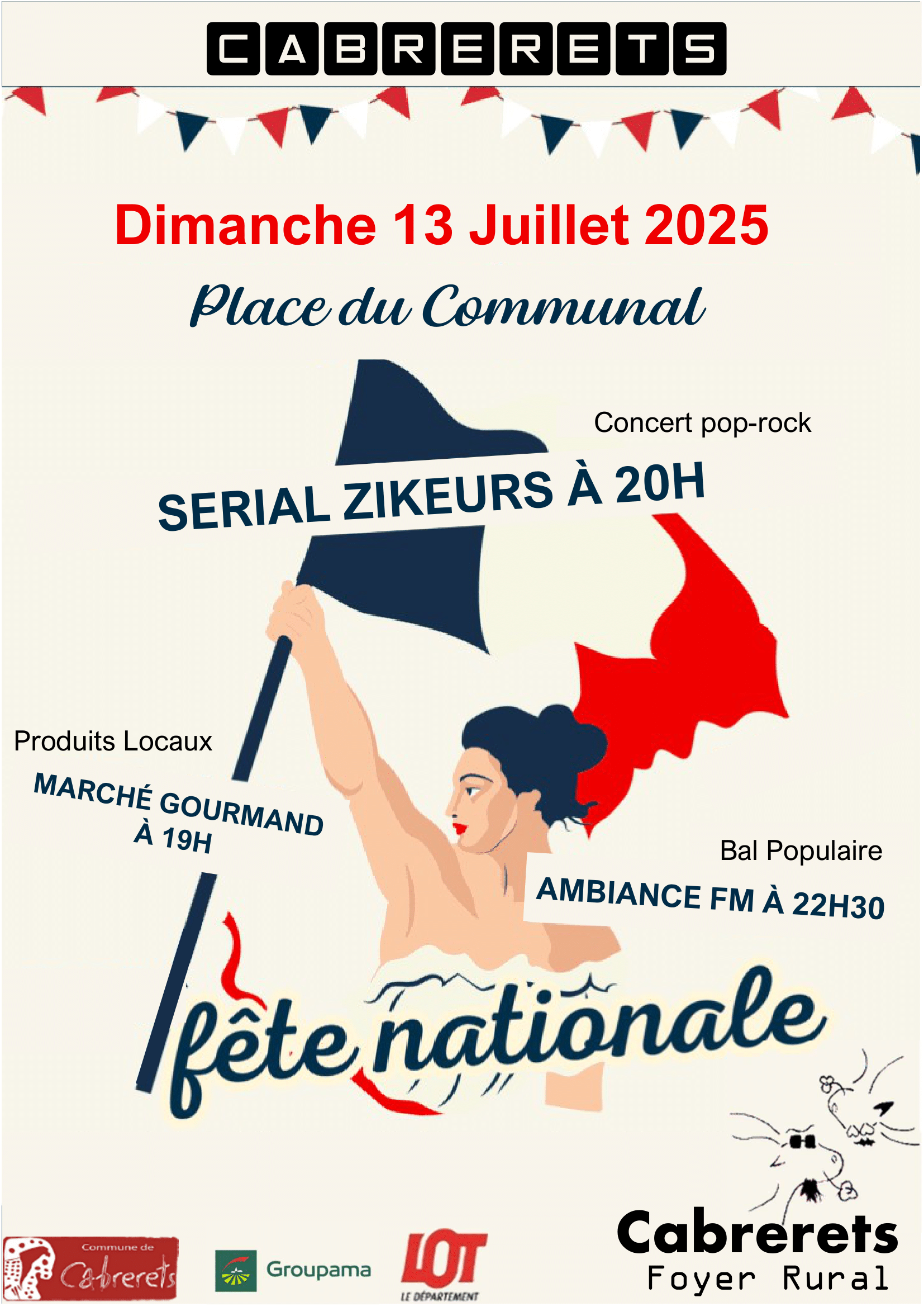 Fête nationale à Cabrerets