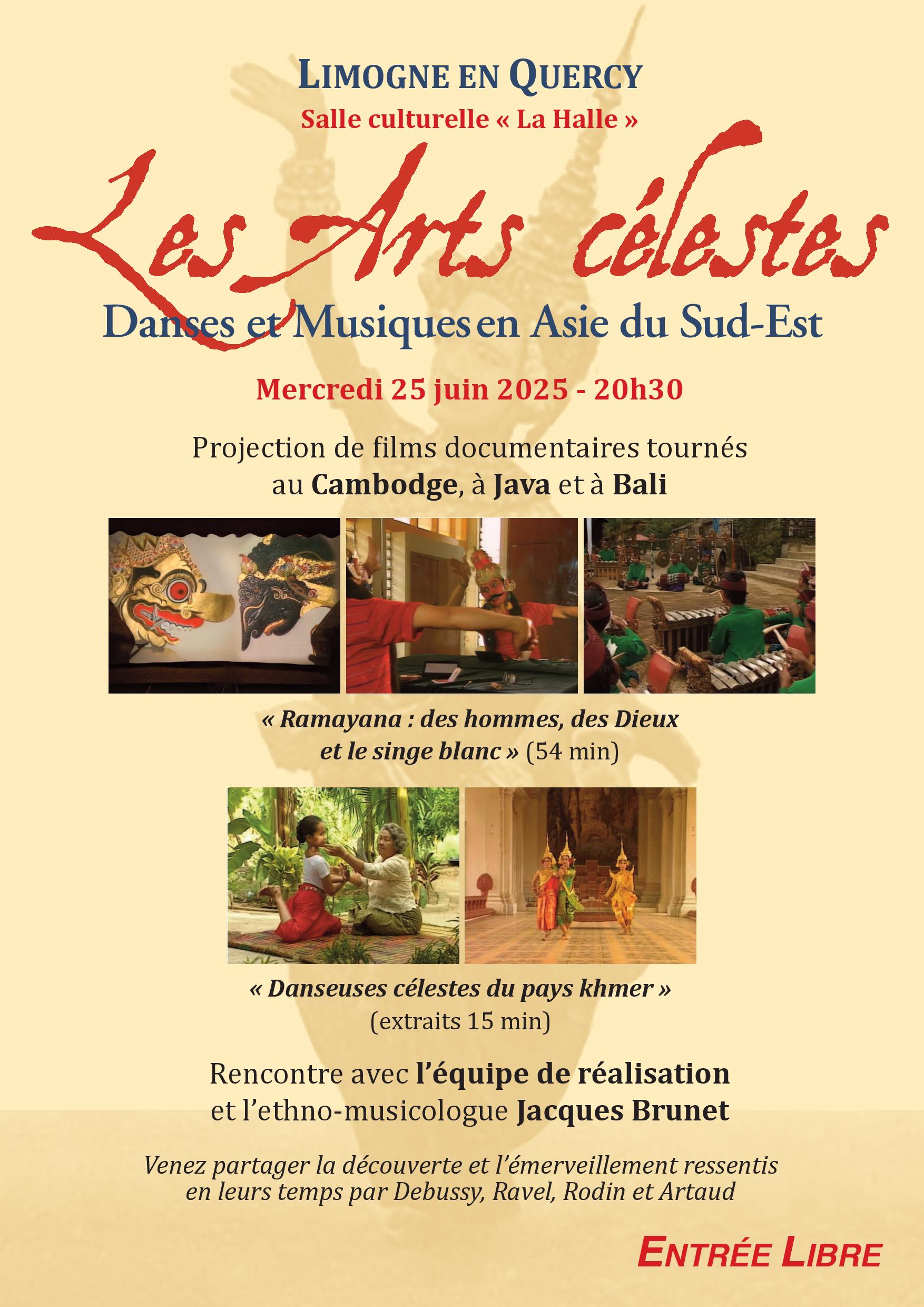 Ciné-rencontre à Limogne: "Les arts célestes"