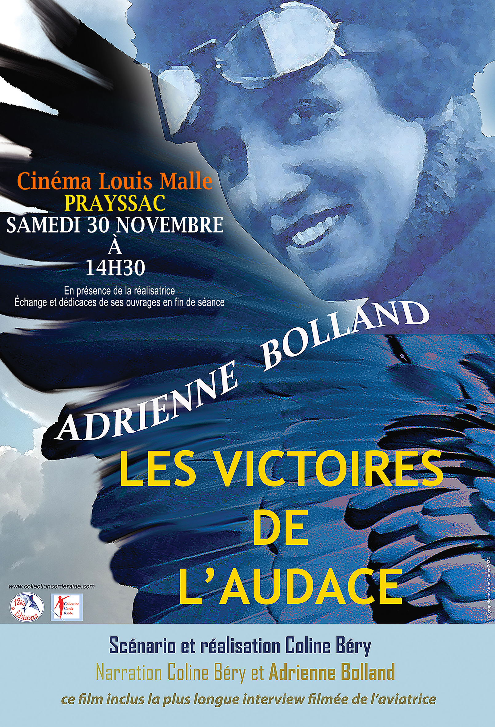 Ciné-conférence: "Adrienne Bolland, Les Victoires de l'Audace"
